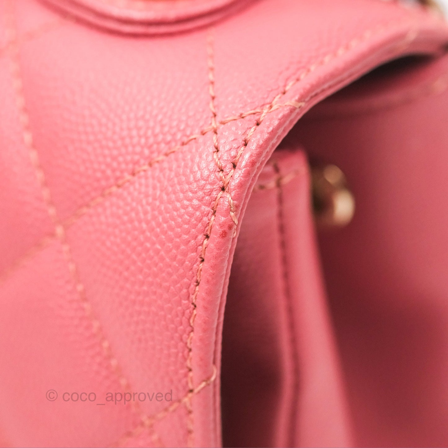 Chanel Quilted Medium Business Affinity Flap Pink Caviar Gold Hardware