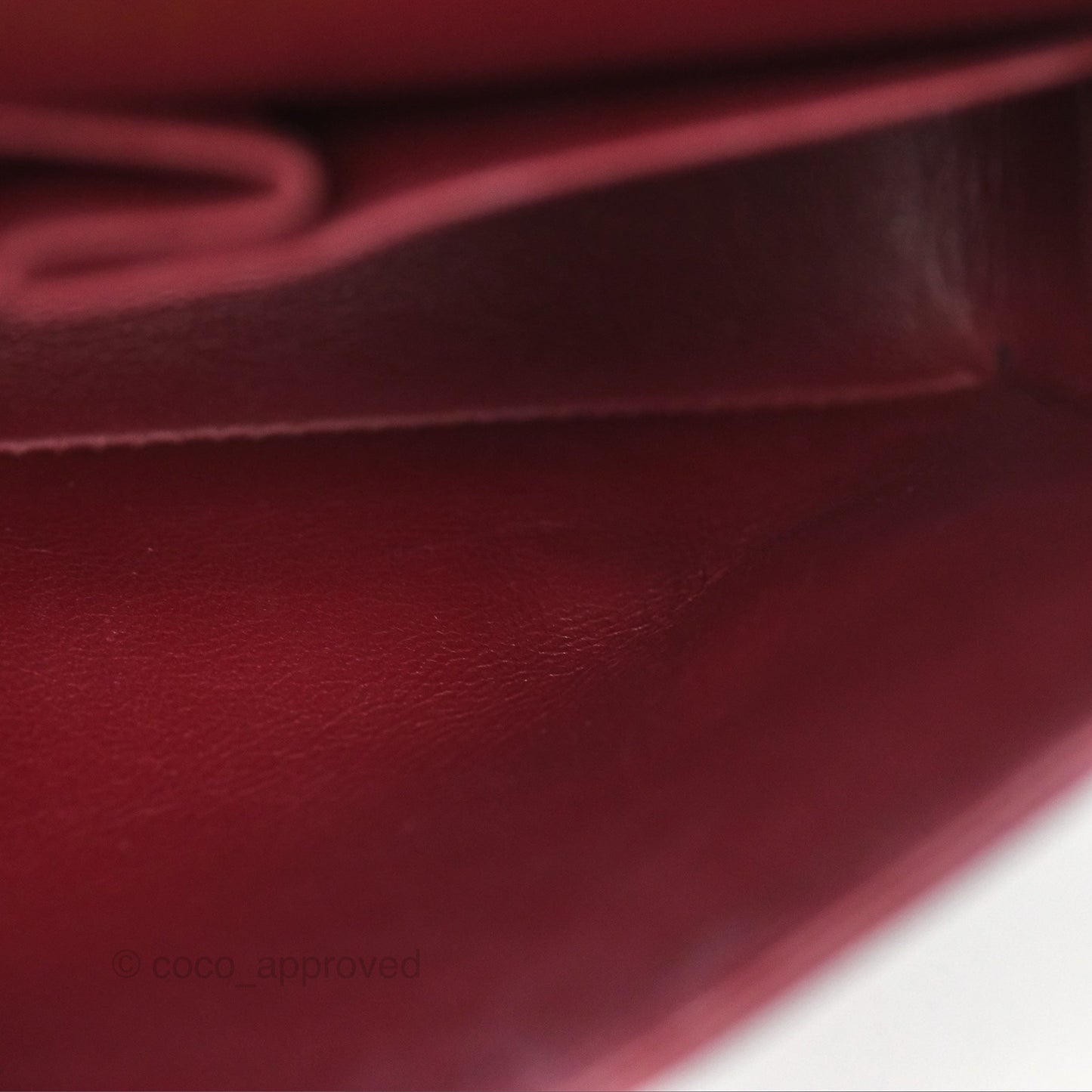 Chanel Vintage Classic Small S/M Flap Burgundy Caviar 24K Gold Hardware