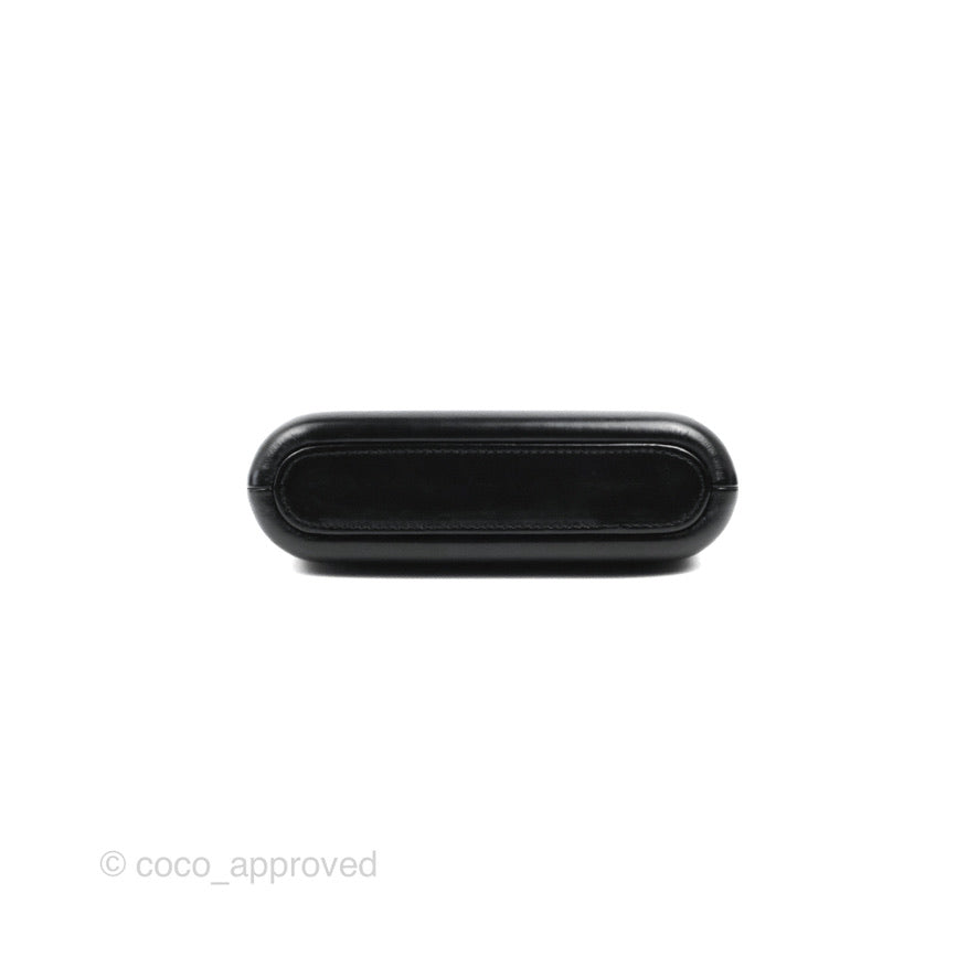 Chanel Gabrielle Clutch With Chain Aged Calfskin So Black