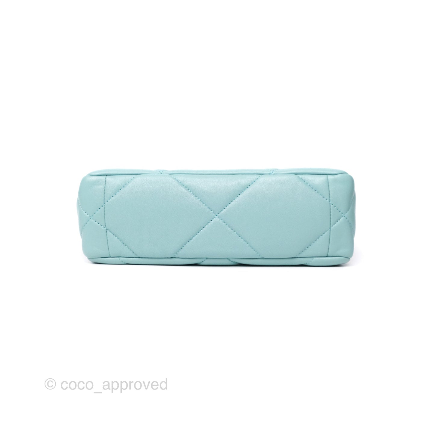 Chanel 19 Small Tiffany Blue Mixed Hardware