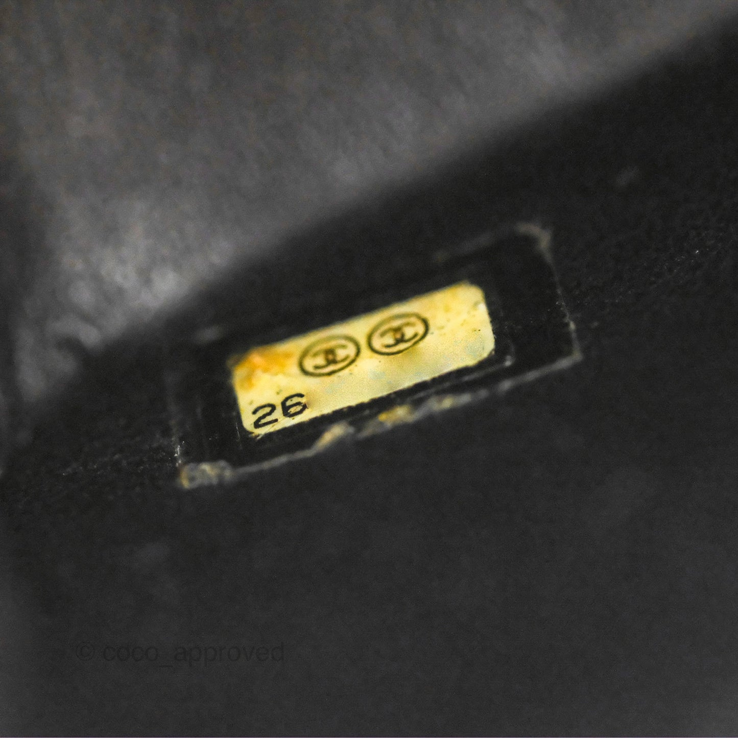 Chanel Mini Square Flap Quilted Black Caviar Gold Hardware