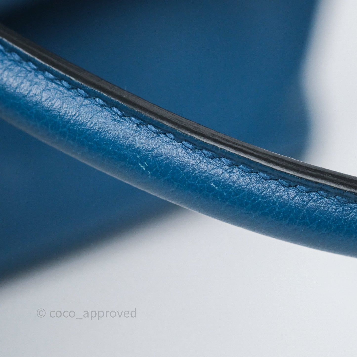 Hermès ToolBox 20 Bleu Cobalt 7C Evercolor Palladium Hardware