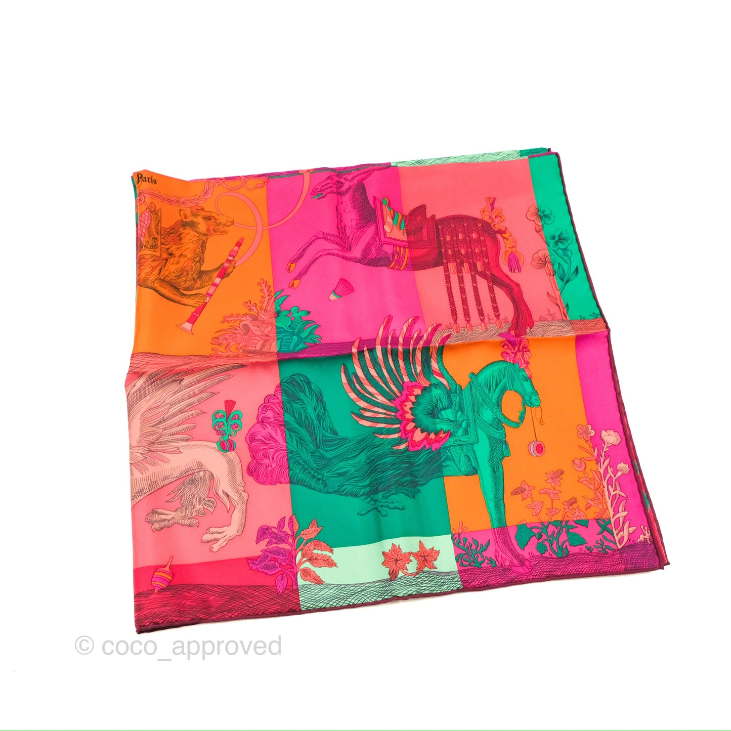Hermes Della Cavalleria Favolosa Scarf 90