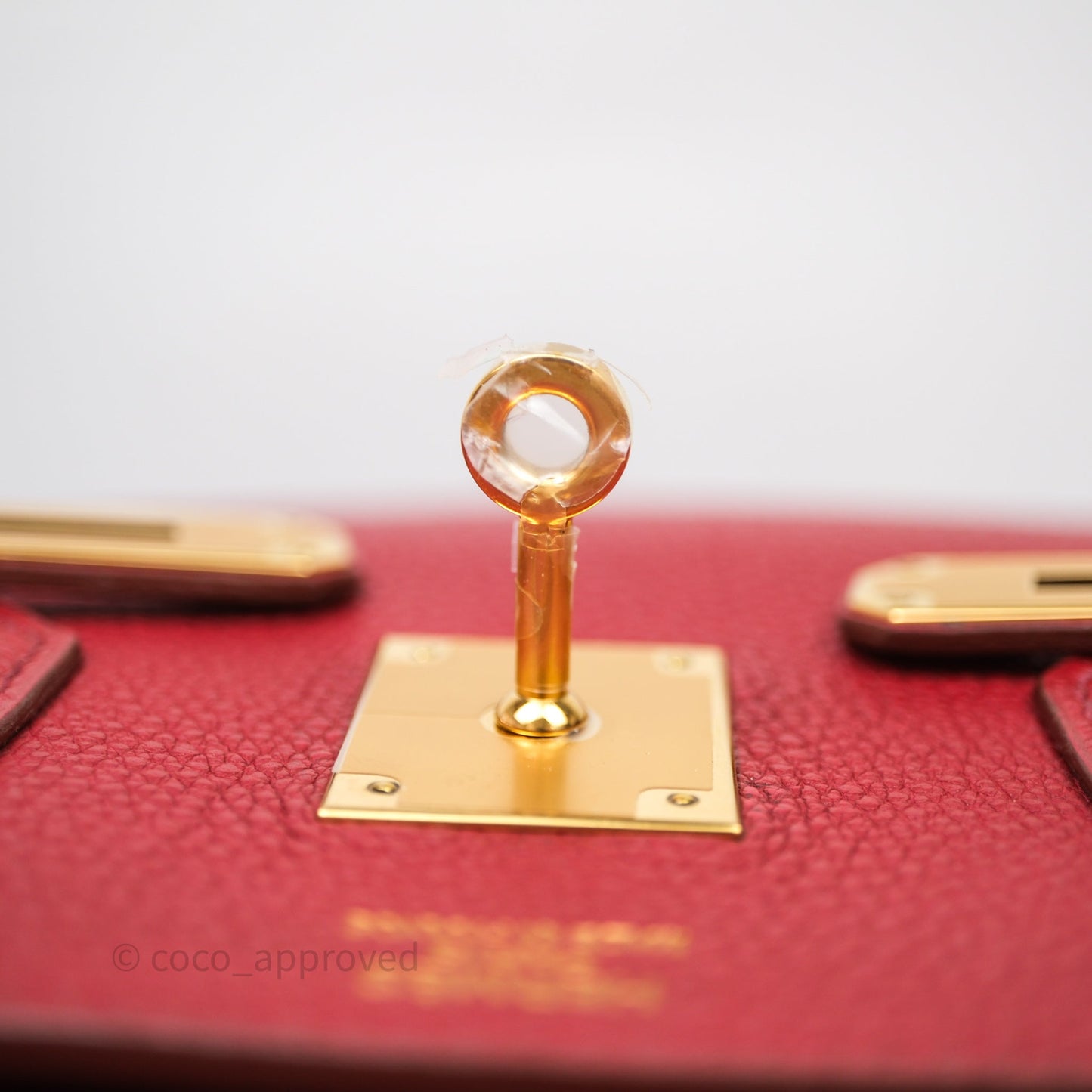 Hermès Birkin 35 Red Togo Gold Hardware