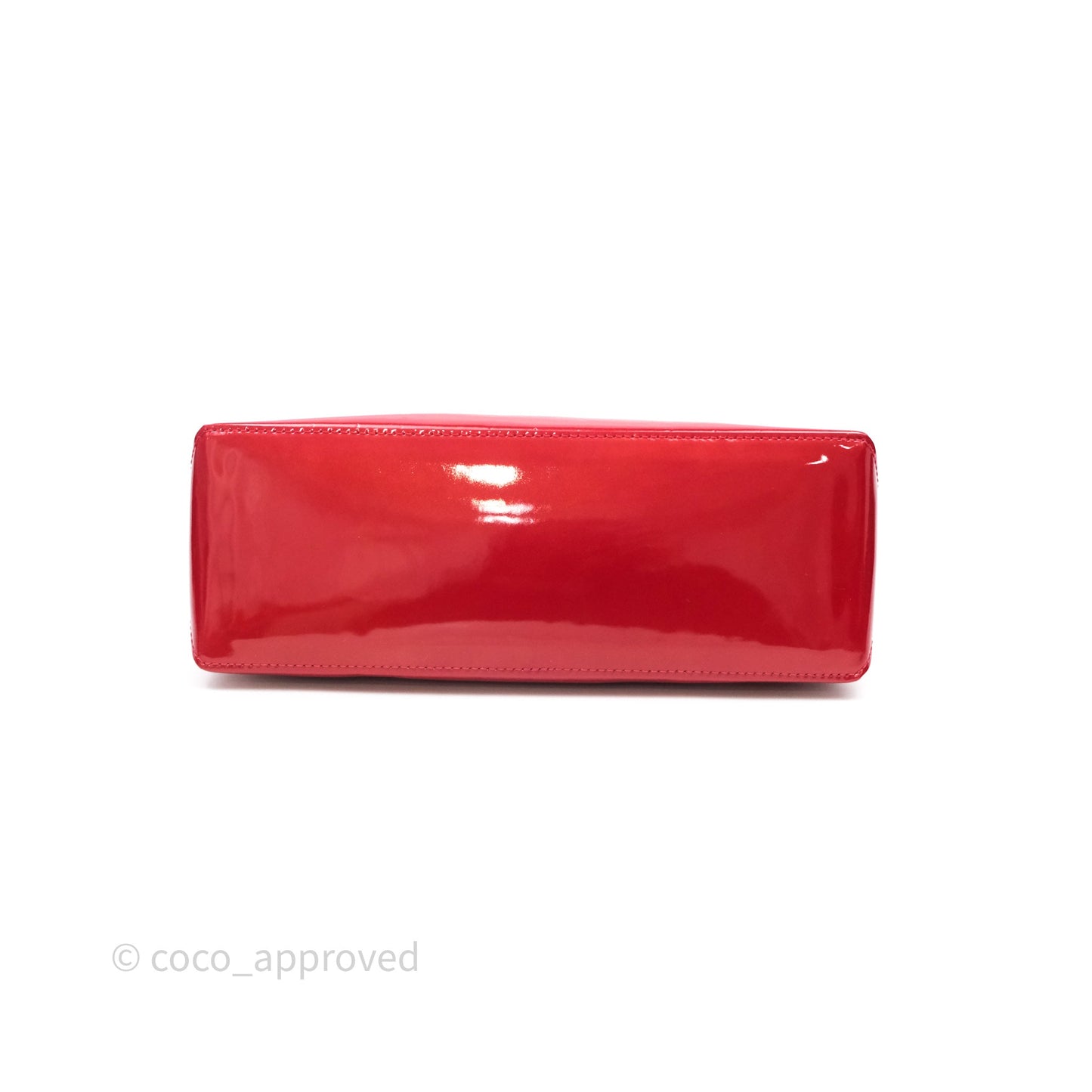 Louis Vuitton Vernis Wilshire Monogram Tote Bag Red