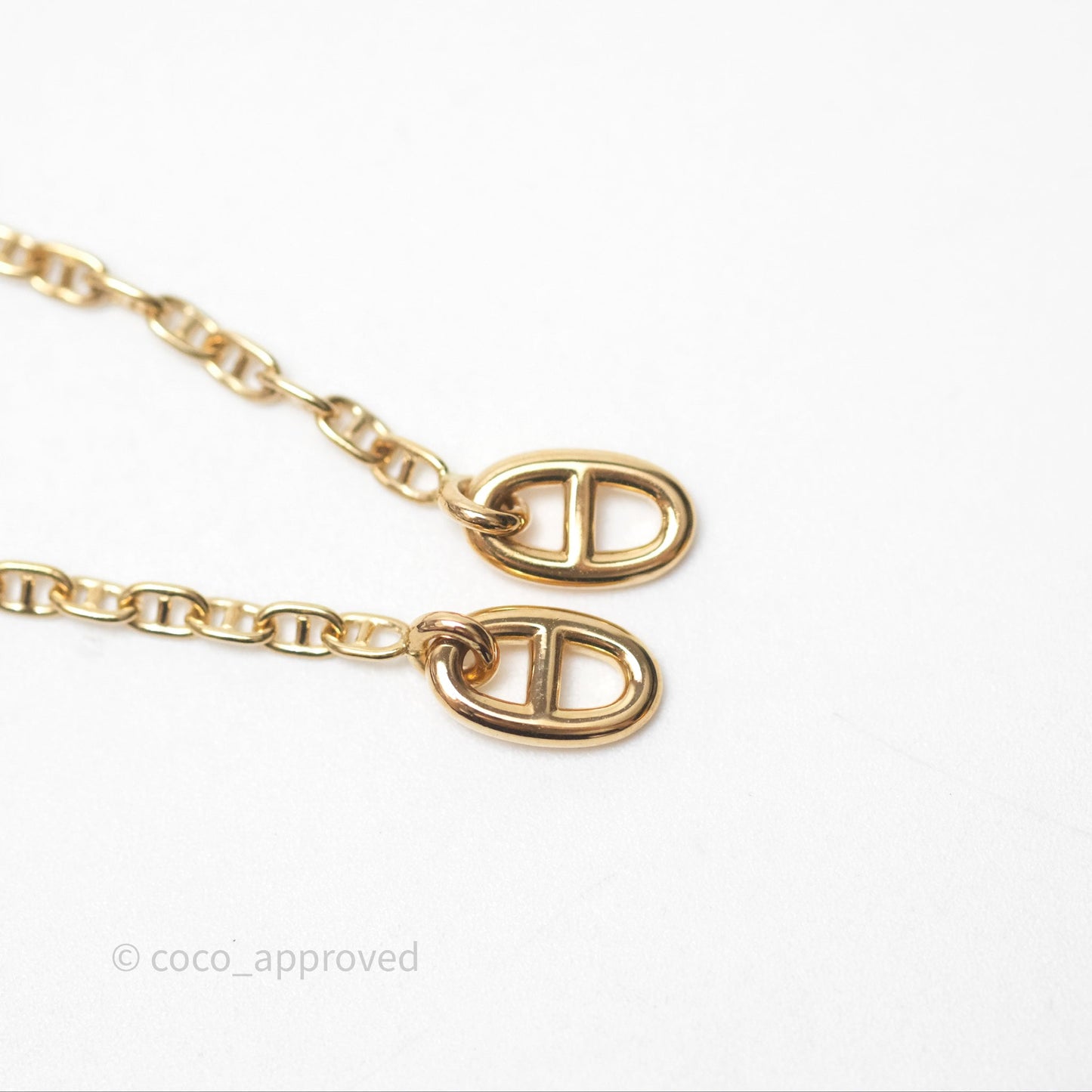 Hermès Farandole Drop Earrings 18K Rose Gold Diamond TPM
