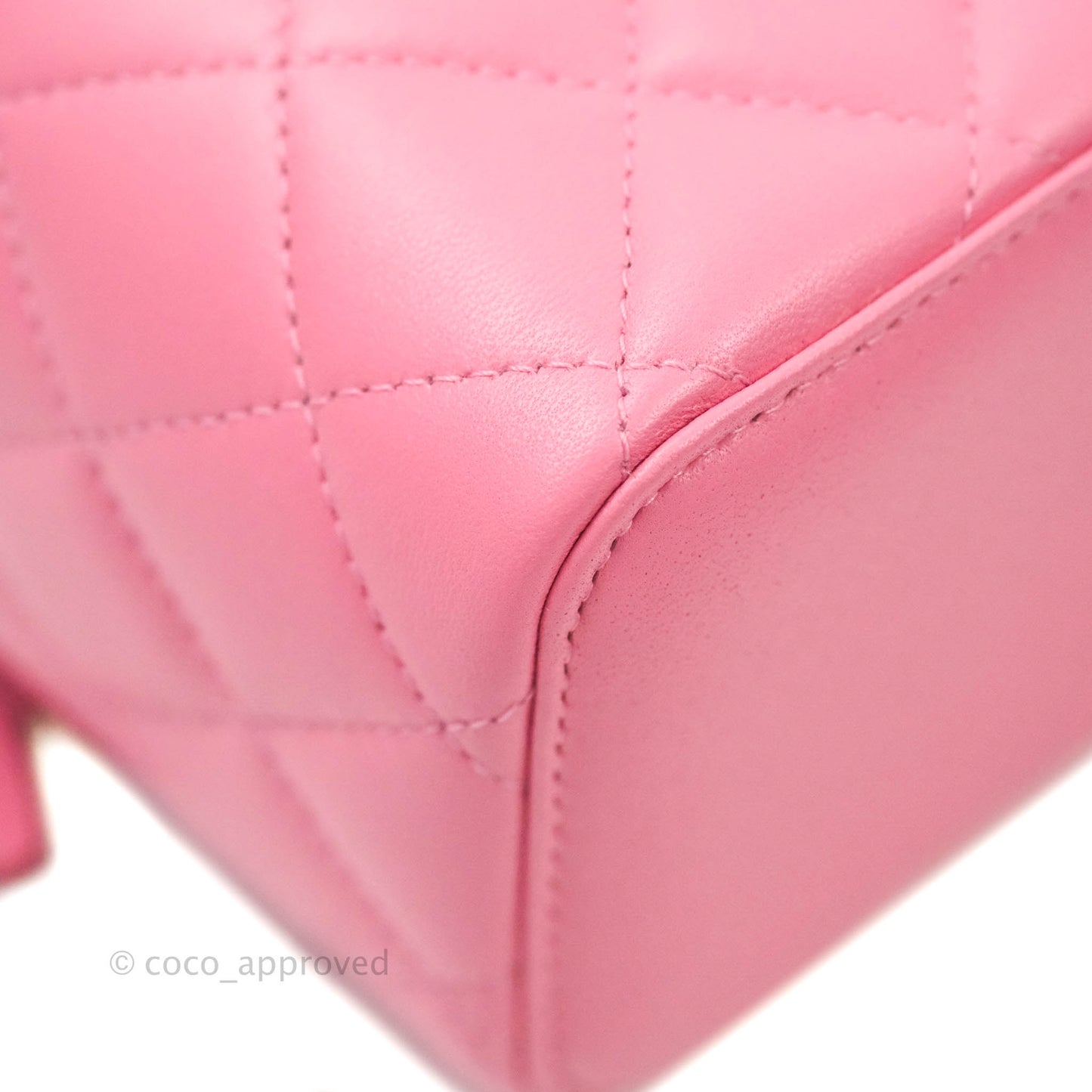 Chanel Small Trendy CC Box With Chain Pink Lambskin Gold Hardware