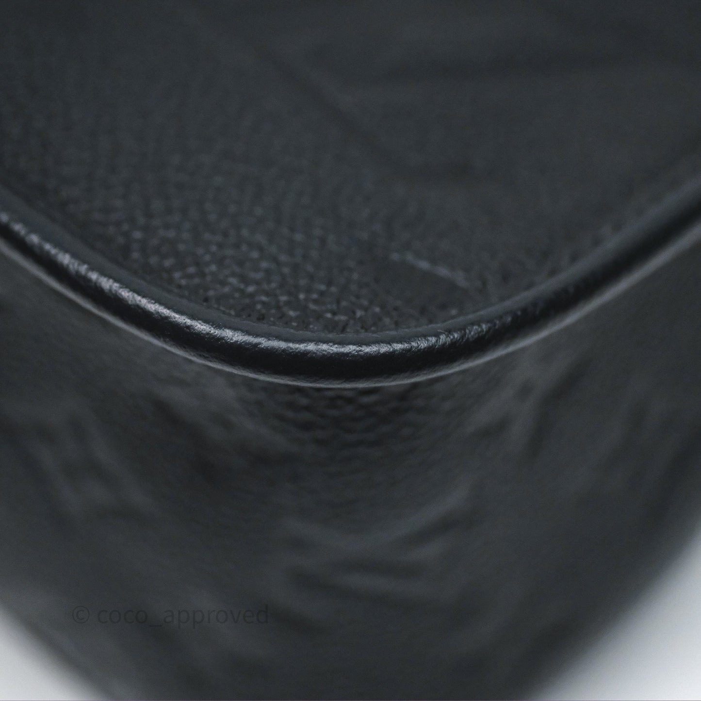 Louis Vuitton Diane Bag Black Monogram Empreinte Leather Gold Hardware