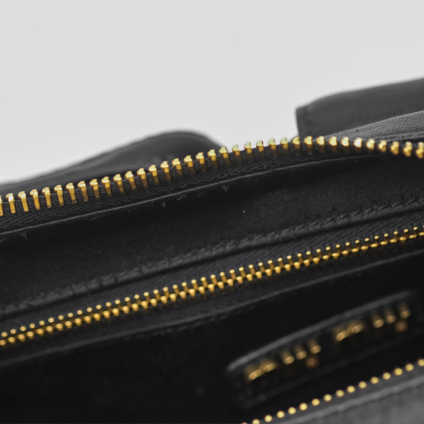 Miu Miu Nappa Leather Pocket Bag Black Lambskin Gold Hardware