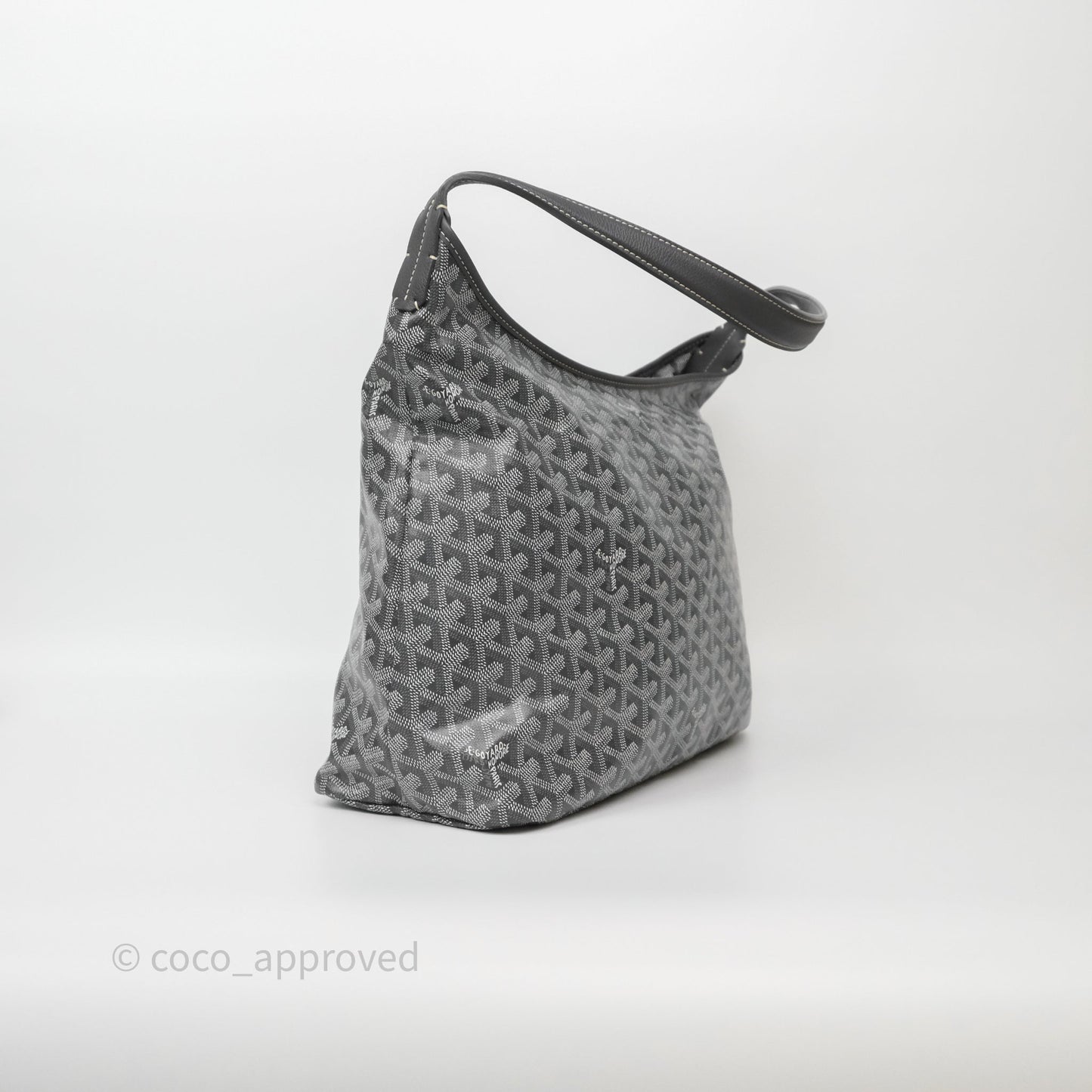 Goyard Bohème Hobo Bag Grey Goyardine Canvas