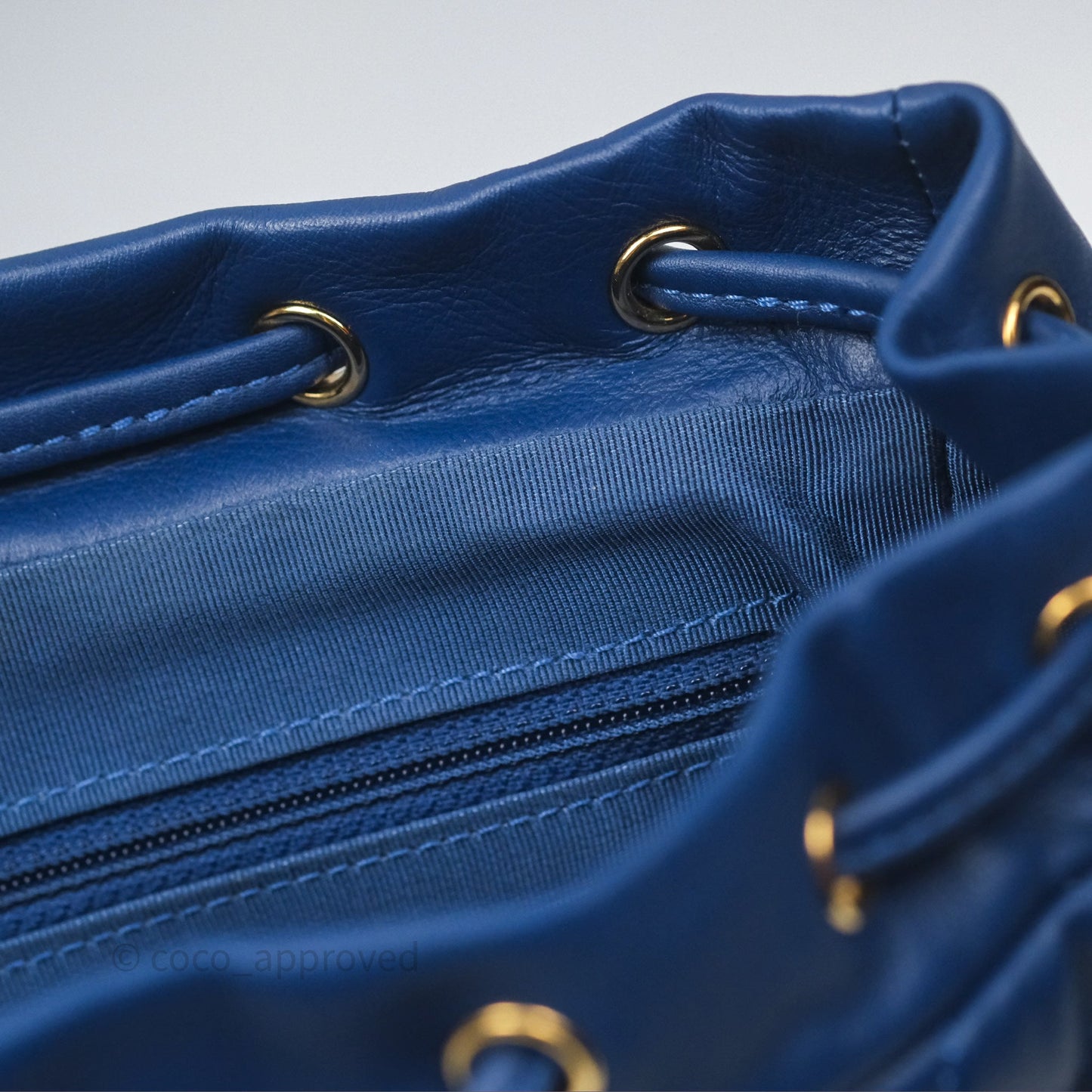 Chanel Quilted Small Urban Spirit Backpack Calfskin Navy Gold Hardware