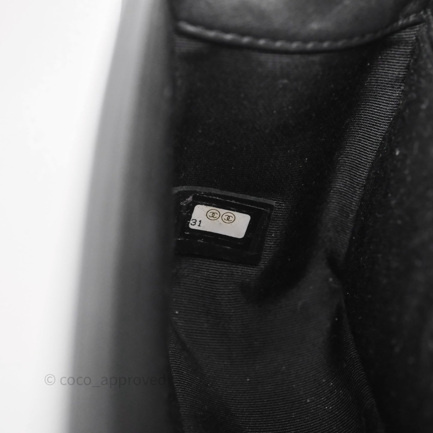 Chanel Small Boy Black Lambskin Aged Gold Hardware