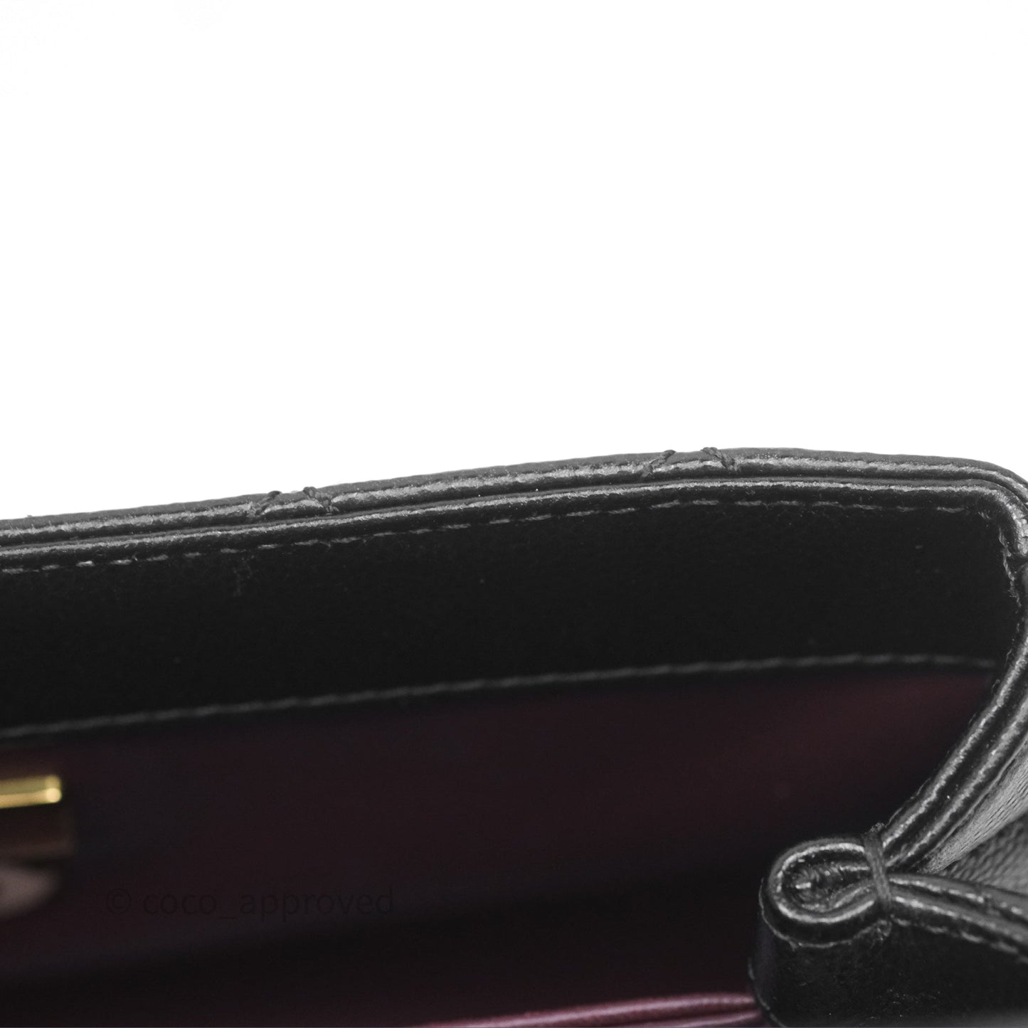 Chanel Small Coco Handle Quilted Black Caviar Gold Hardware