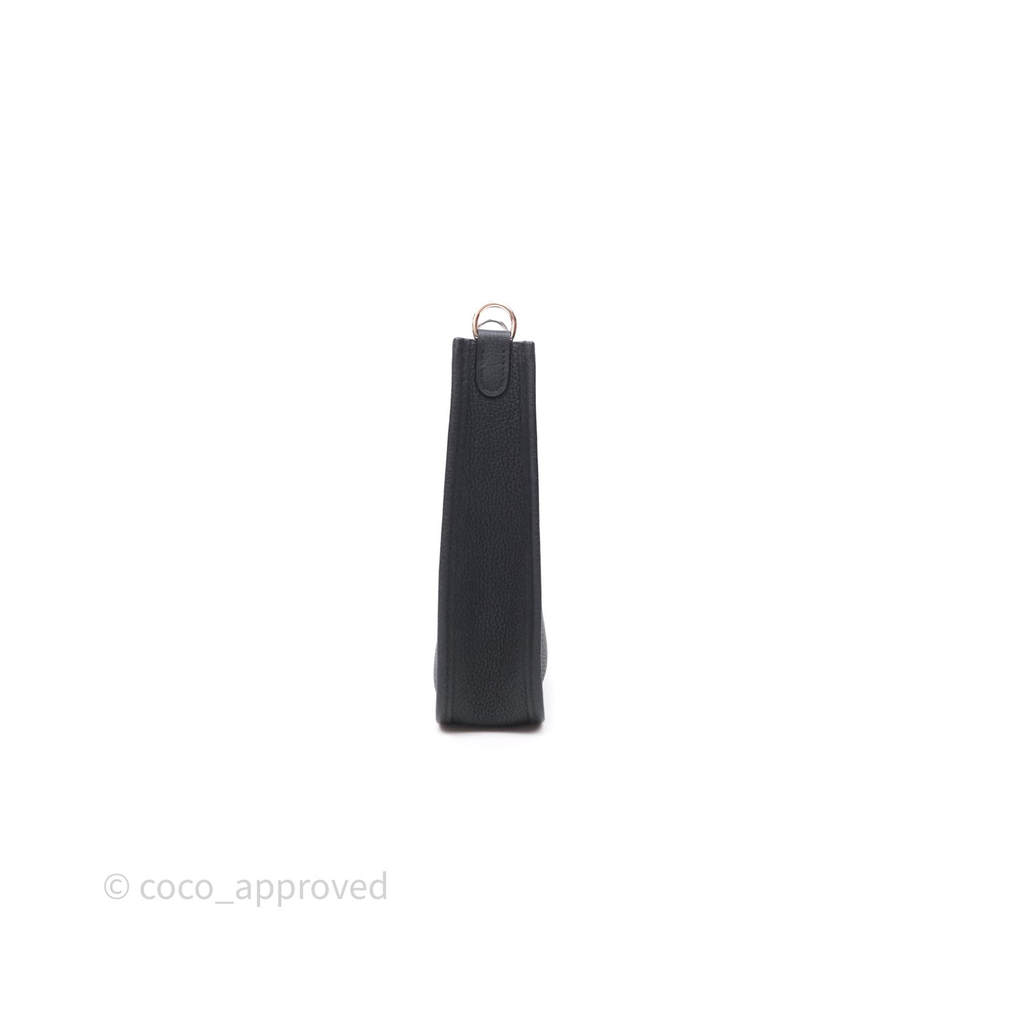 Hermès Mini Evelyne 16 Black Noir 89 Clemence Palladium Hardware