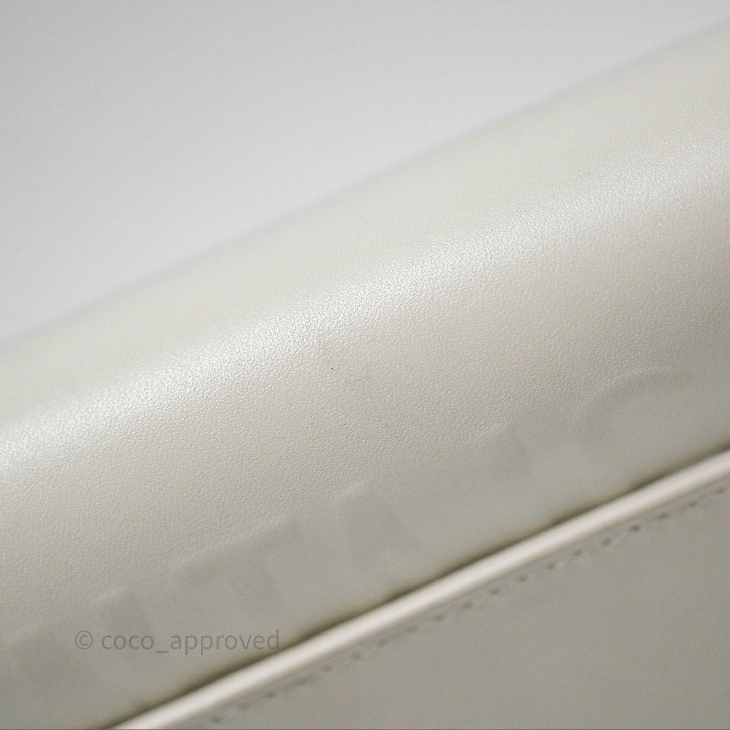 Christian Dior Bobby East-West Bag Calfskin White