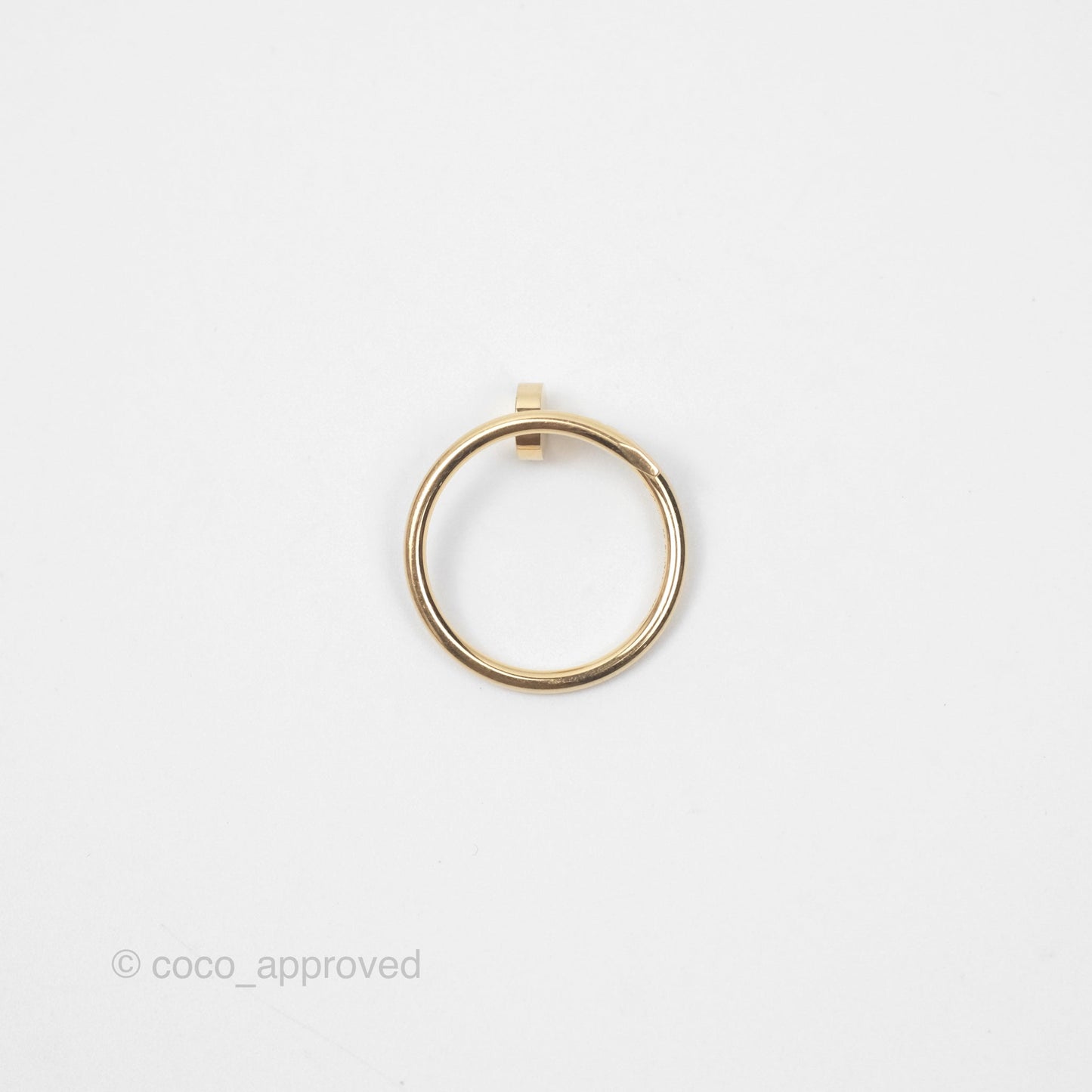 Cartier Juste un Clou Ring Small Model Yellow Gold Size 55