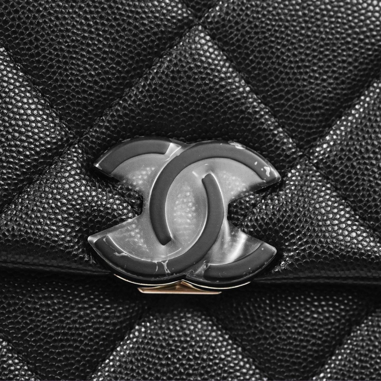 Chanel My Everything Flap Bag So Black Caviar Incognito Hardware