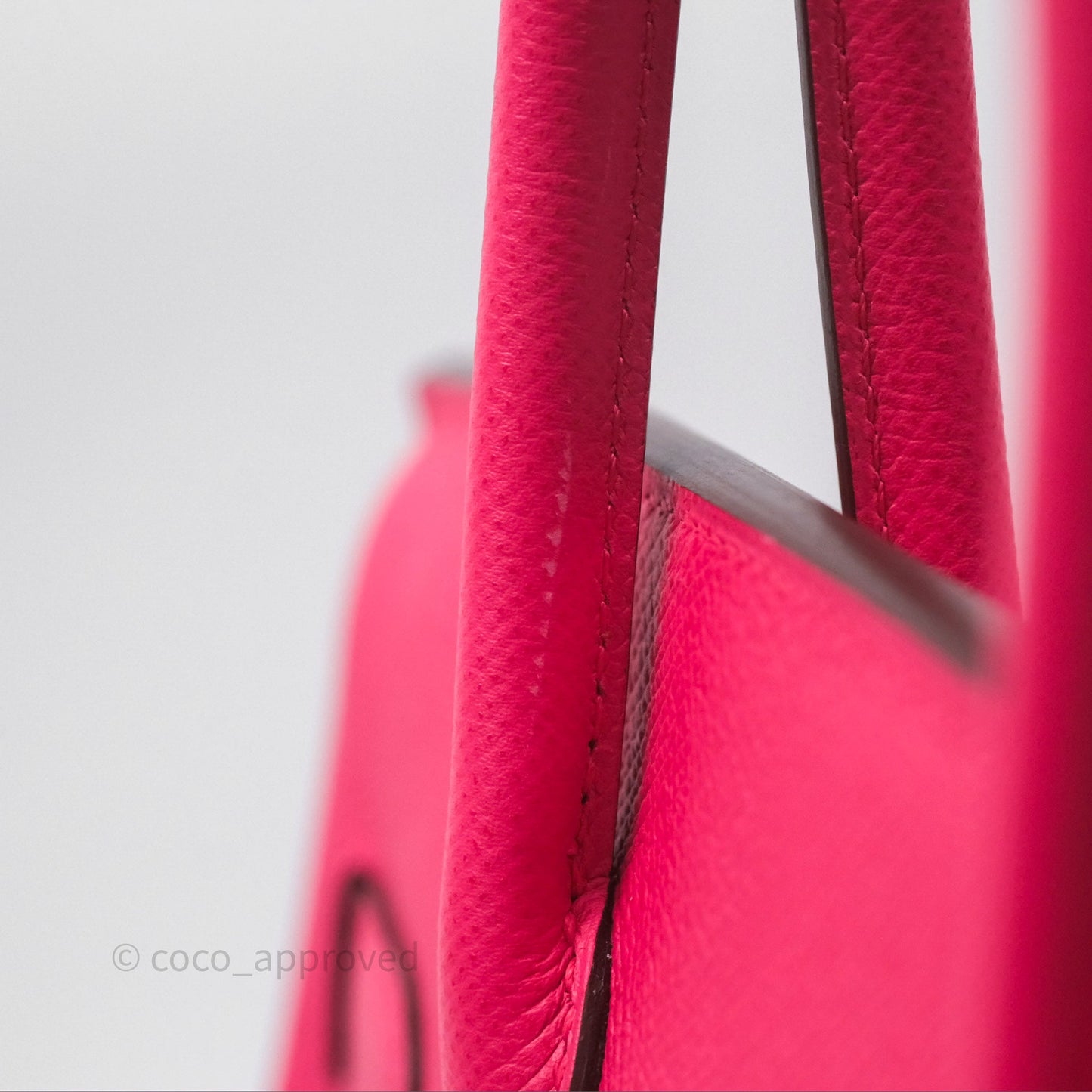 Hermès Birkin 30 Framboise 90 Epsom Palladium Hardware