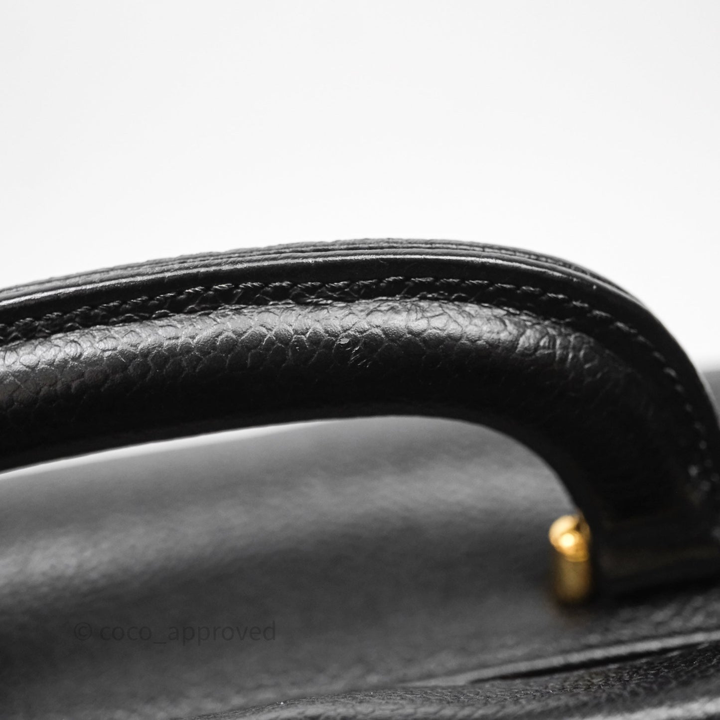 Chanel Vintage Timeless Vanity Case Caviar 24K Gold Hardware