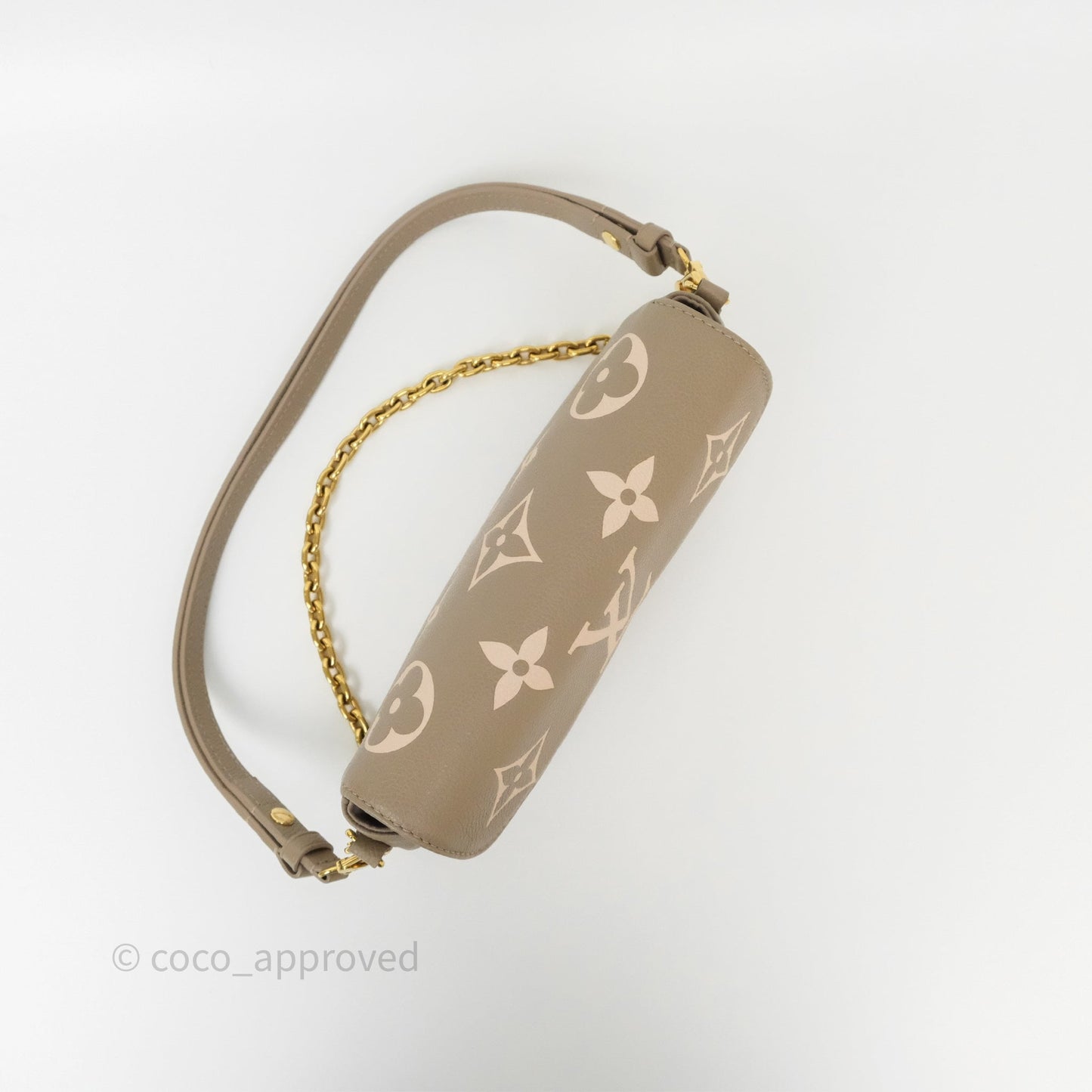 Louis Vuitton Ivy Wallet on Chain Monogram Empreinte Dove/Cream
