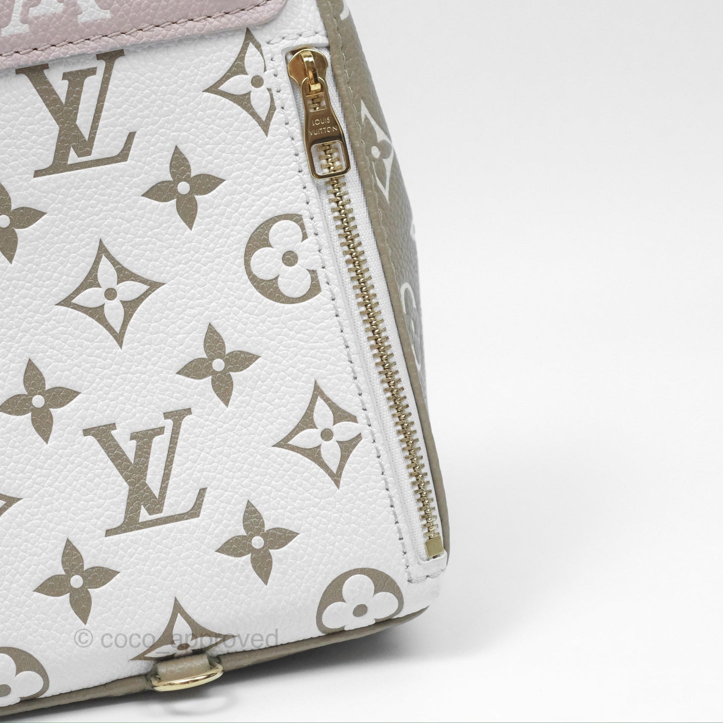 Louis Vuitton Monogram Spring in the City Tiny Backpack Khaki Green/ Beige/ Cream
