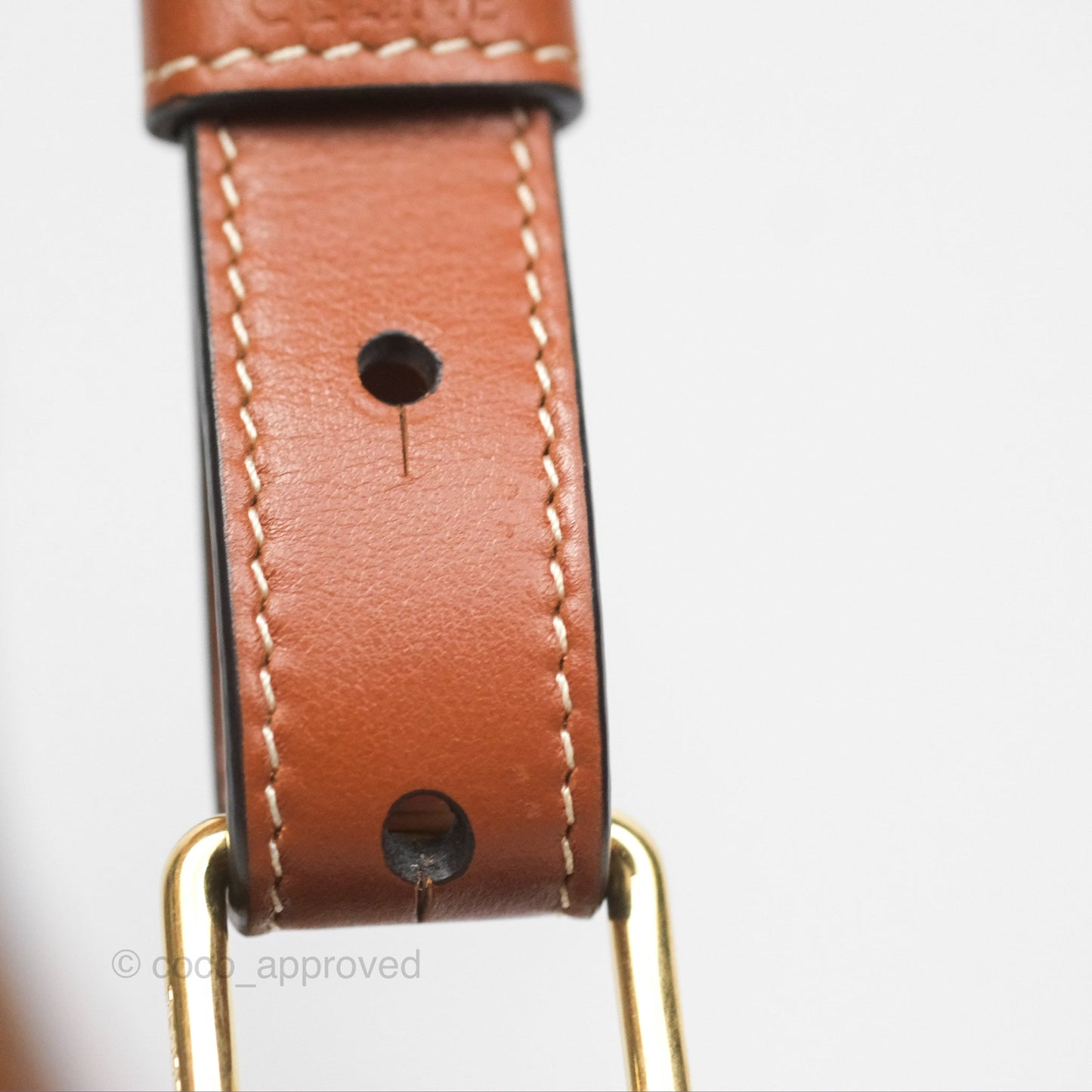 Celine Ava Bag In Smooth Calfskin Tan