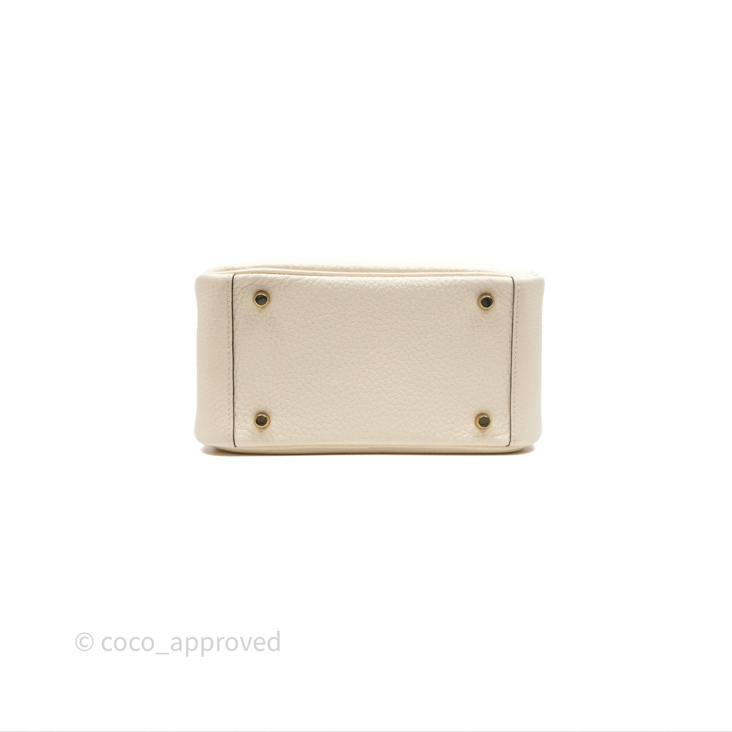 Hermès Mini Lindy 20 Nata I2 Clemence Gold Hardware