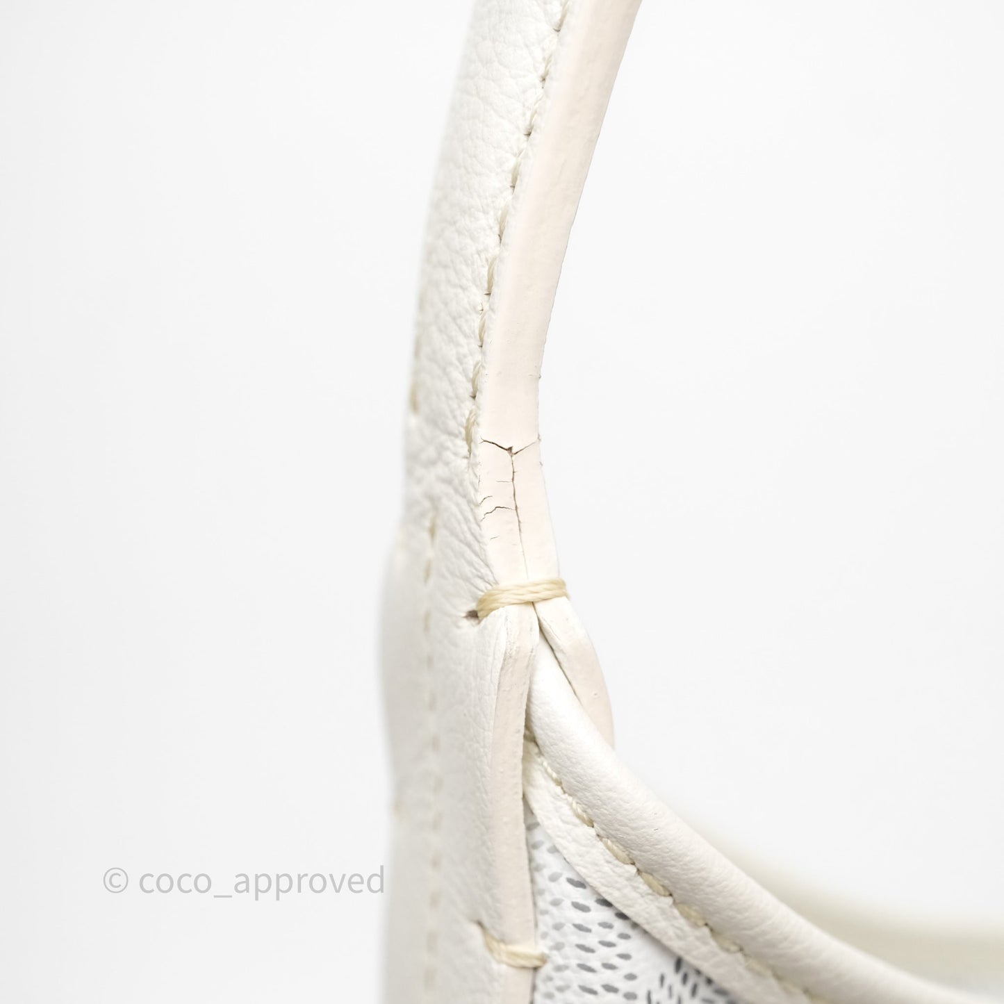 Goyard Bohème Hobo Bag PM White Goyardine Canvas