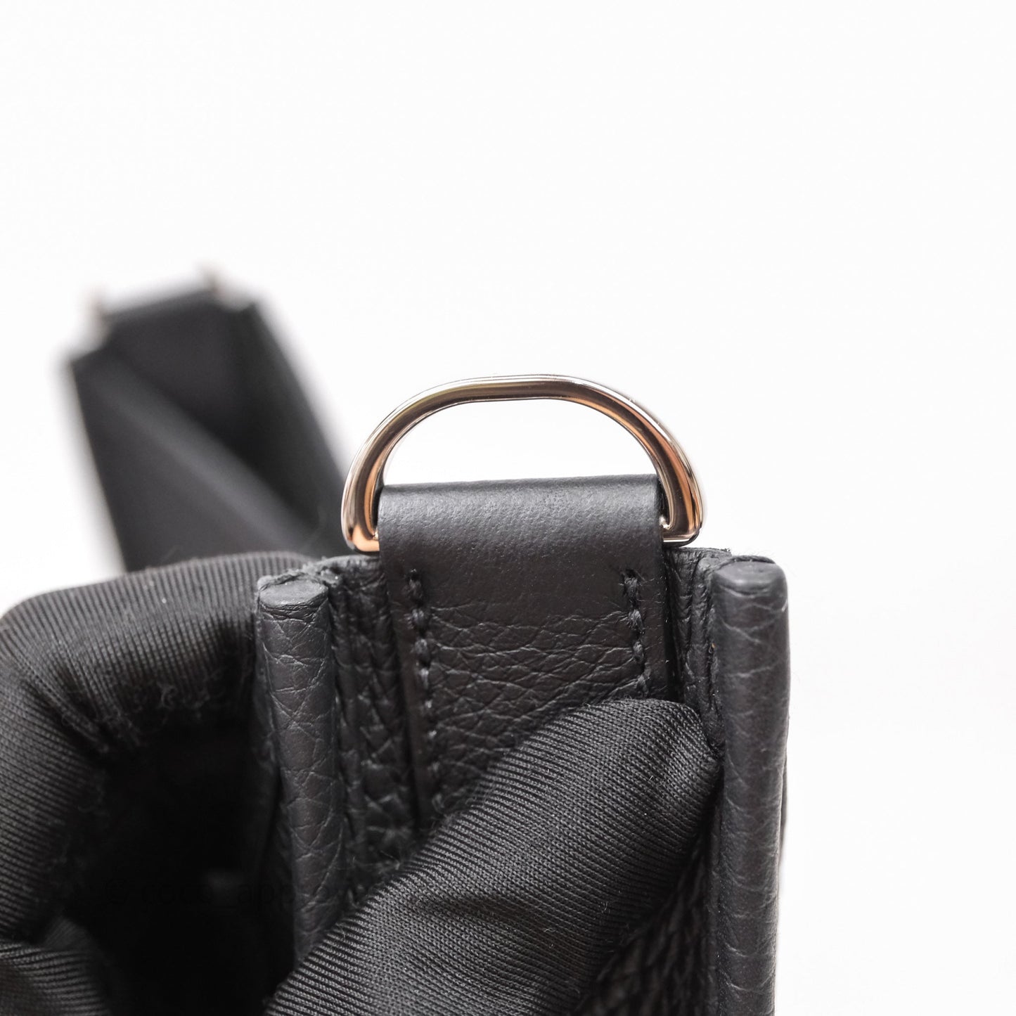 Hermes Evelyne III 29 Black Clemence Palladium Hardware