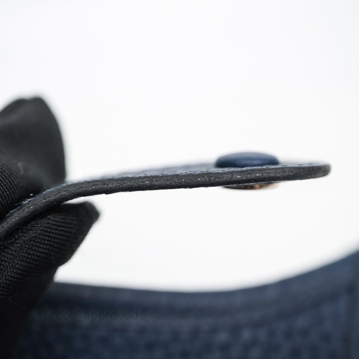 Hermès Mini Evelyne 16 7P Bleu de Prusse Clemence Palladium Hardware