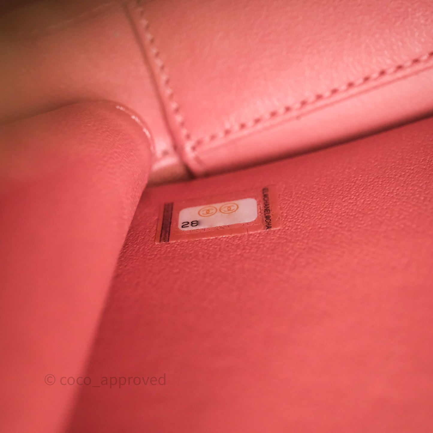 Chanel Quilted Small CC Filigree Vanity Case Pink Caviar Aged Gold Hardware