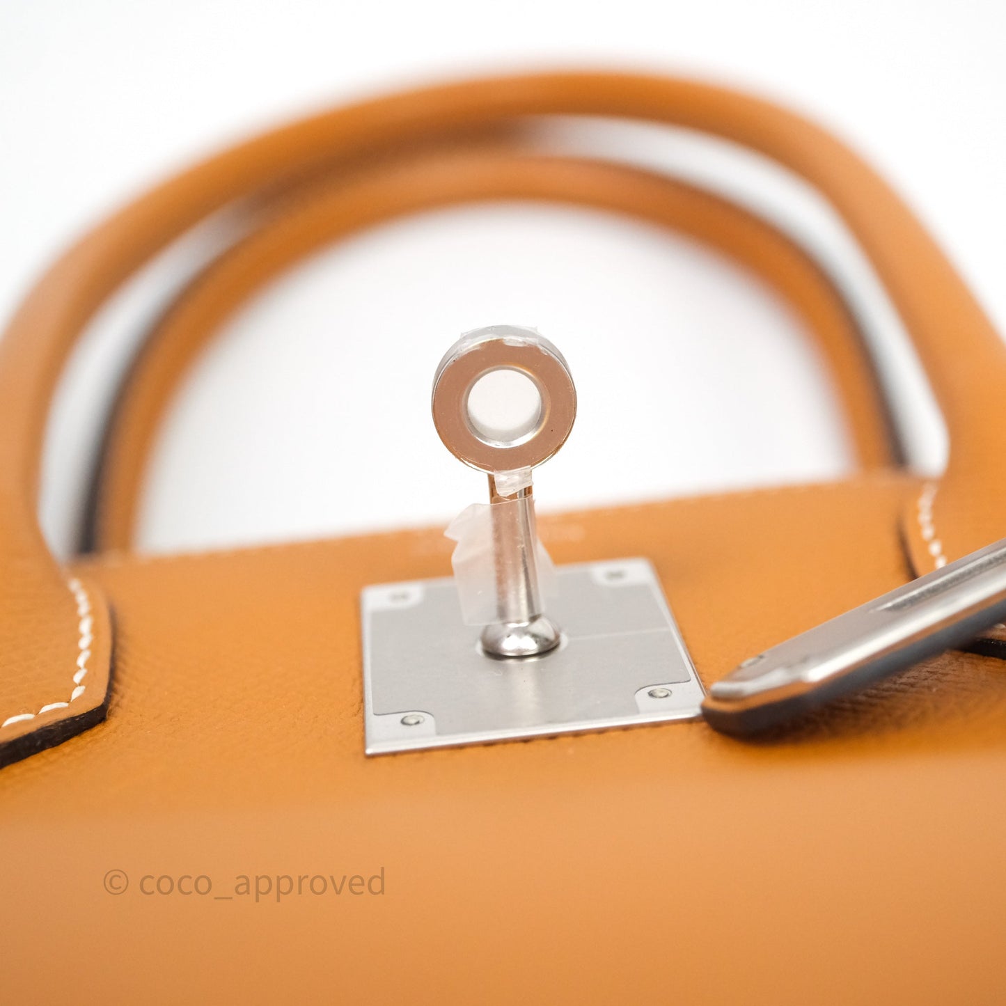 Hermes Birkin 30 Toffee Epsom Palladium Hardware