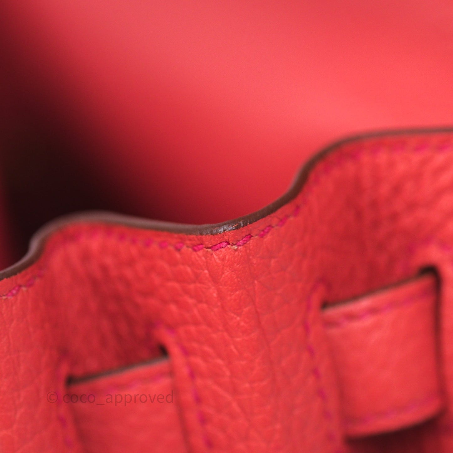 Hermès Kelly 28 Rose Jaipur Retourne Togo Gold Hardware
