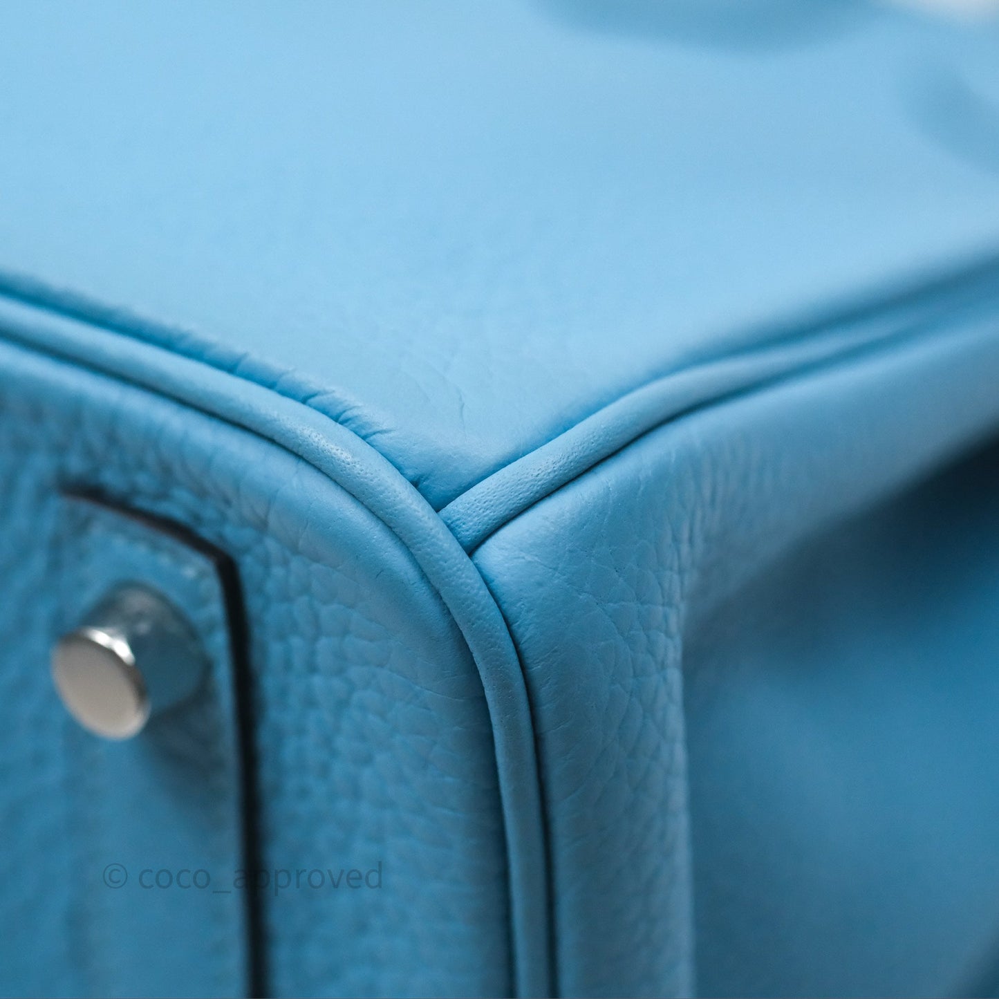 Hermès Birkin 30 Bleu De Nord Togo Palladium Hardware