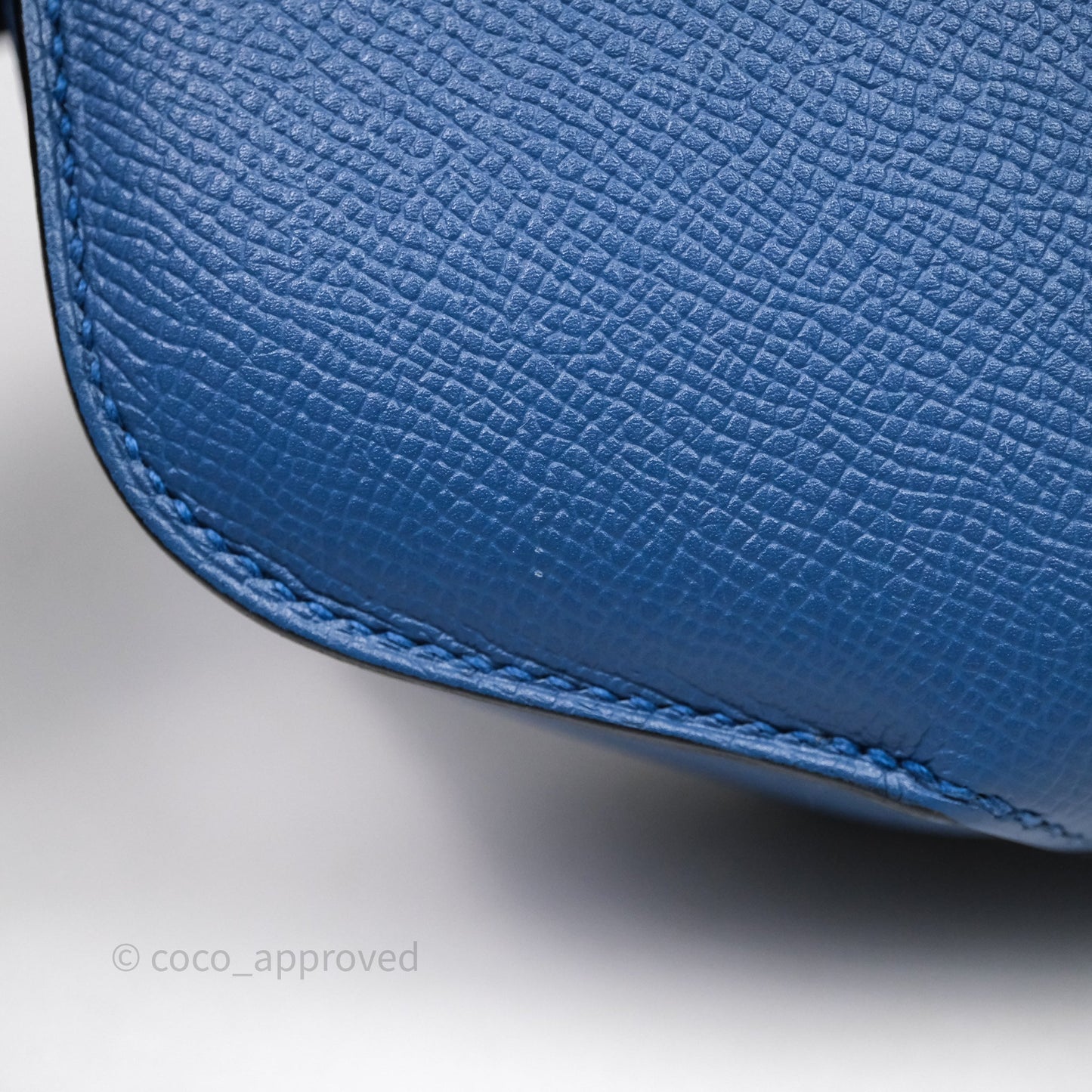 Hermès Cherche-Midi R2 Bleu Agate Epsom Palladium Hardware