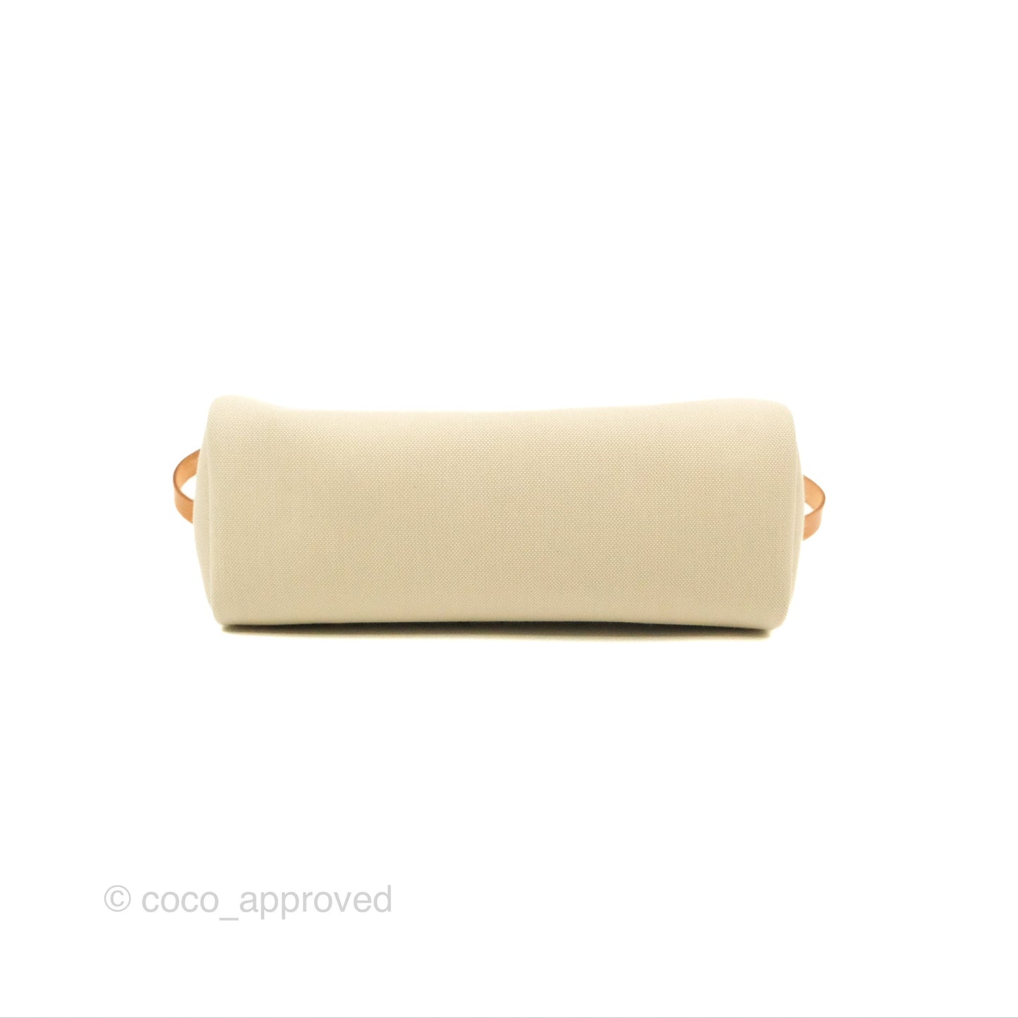 Hermès Herbag Zip 31 Retourne Natural Canvas Palladium Hardware