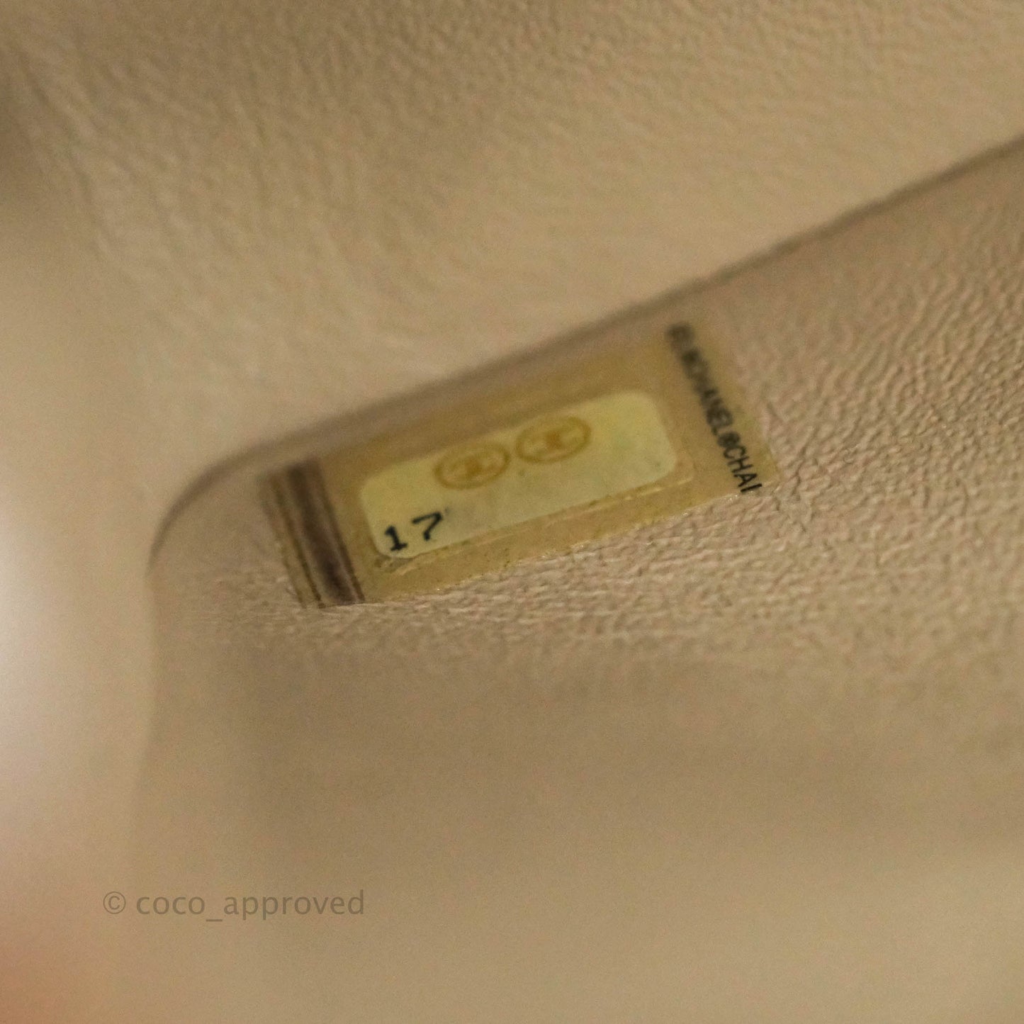Chanel Classic M/L Medium Double Flap Cream Lambskin Silver Hardware