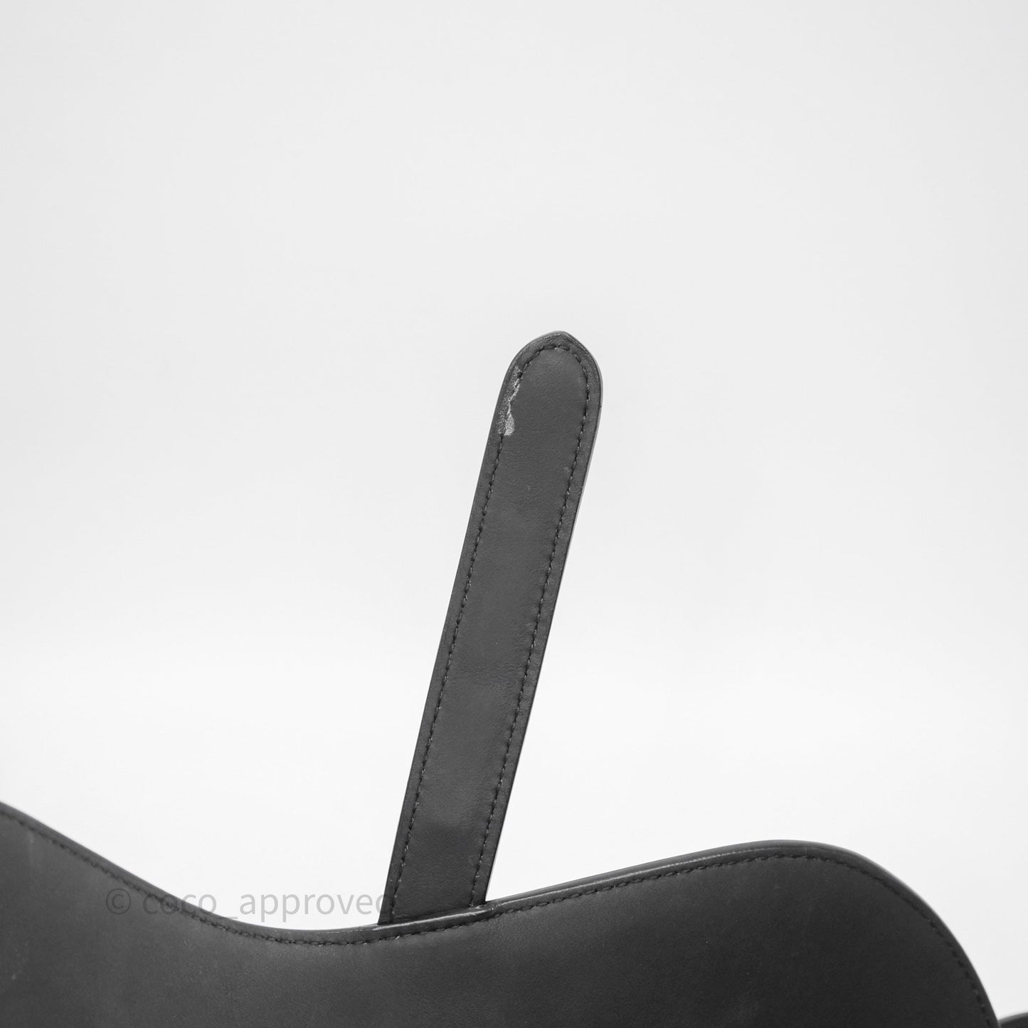 Christian Dior Saddle Bag So Black Matte Calfskin