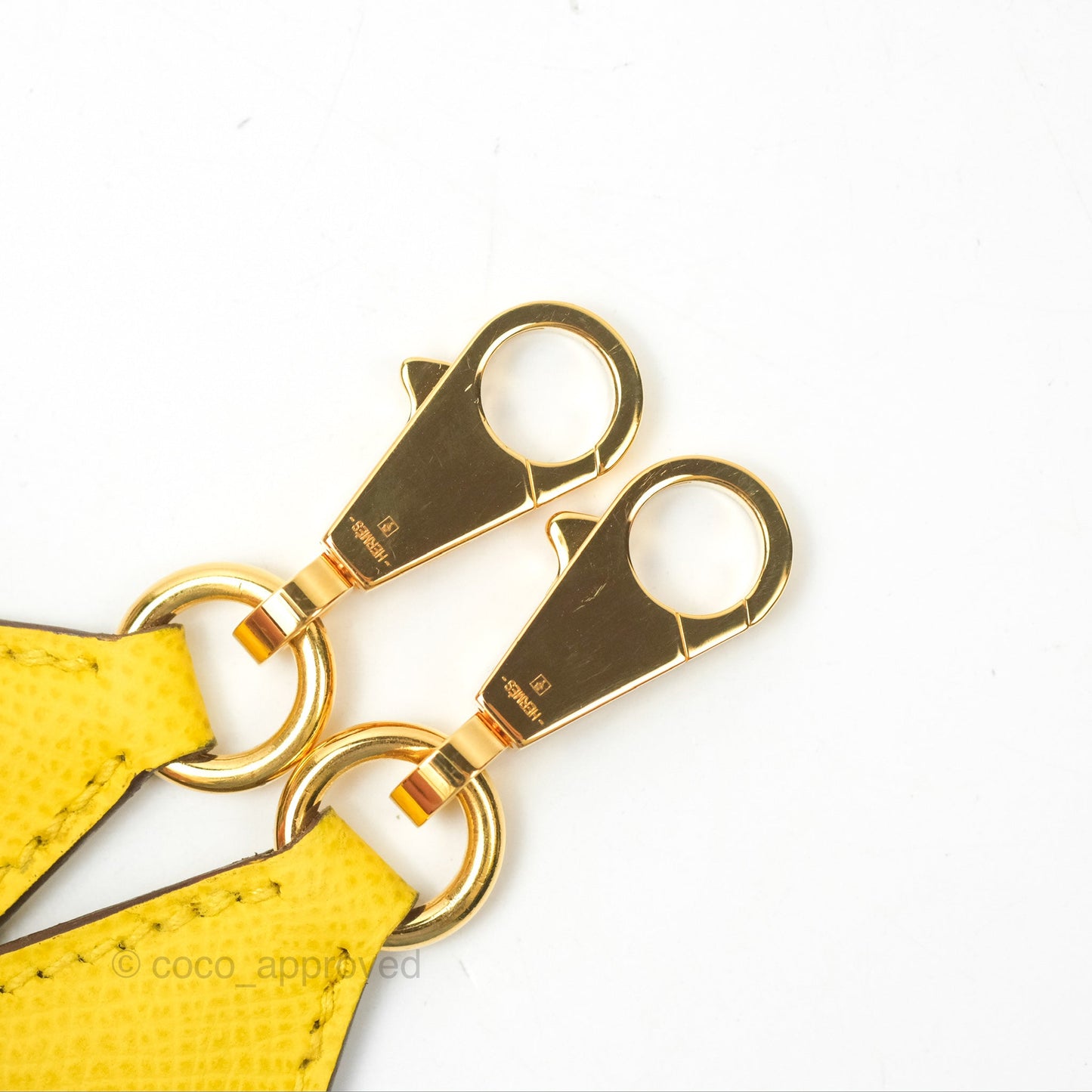 Hermès Tressage Cuir Hexagone Strap 40mm Epsom Gold Hardware