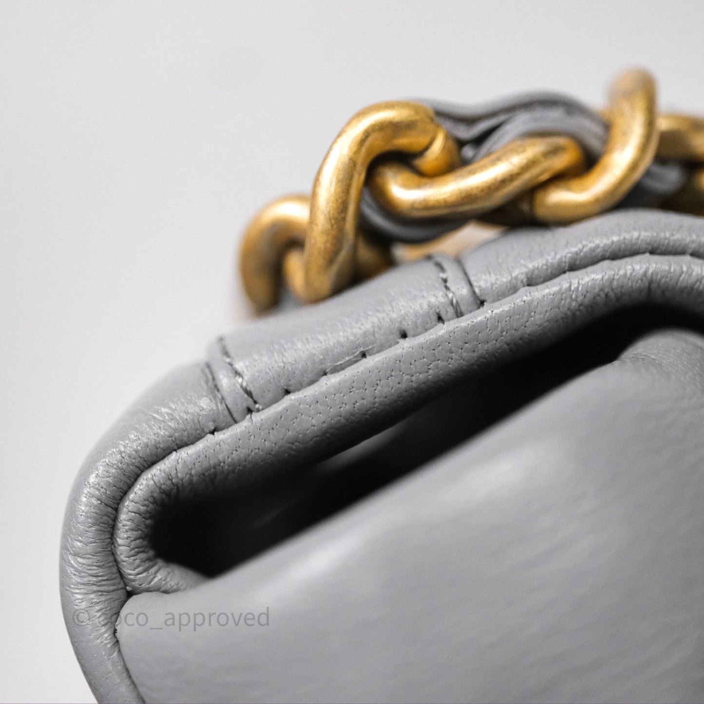 Chanel 19 Small Grey Mixed Hardware