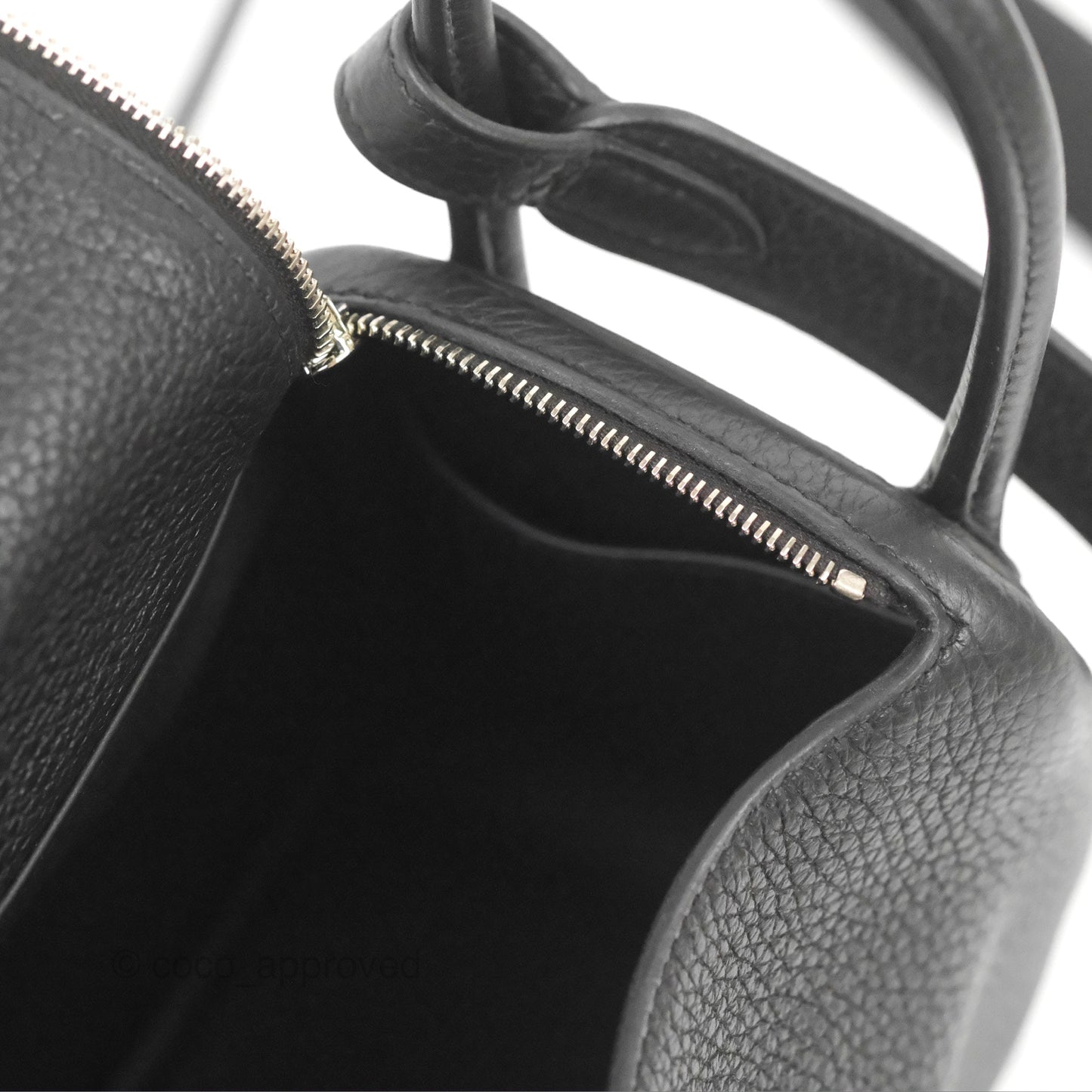 Hermès Mini Lindy 20 Black Noir Clemence Palladium Hardware