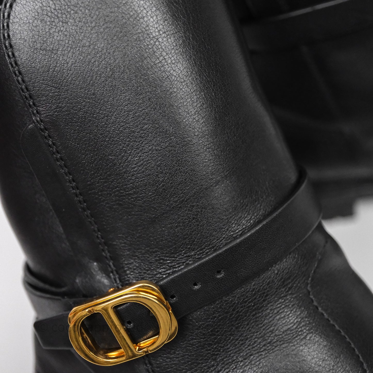 Christian Dior Empreinte Ankle Boot Black Calfskin