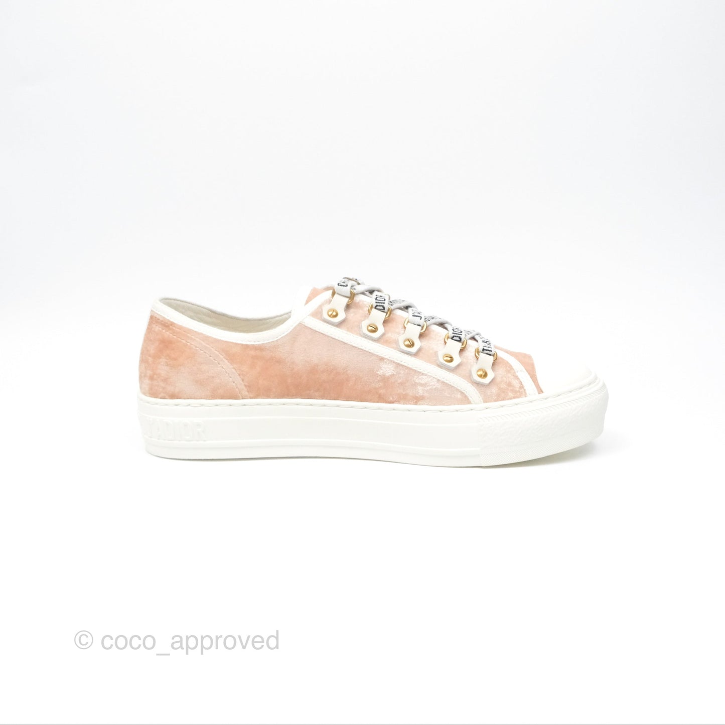 Dior Walk'N'Dior Low Top Sneakers Nude Size 38
