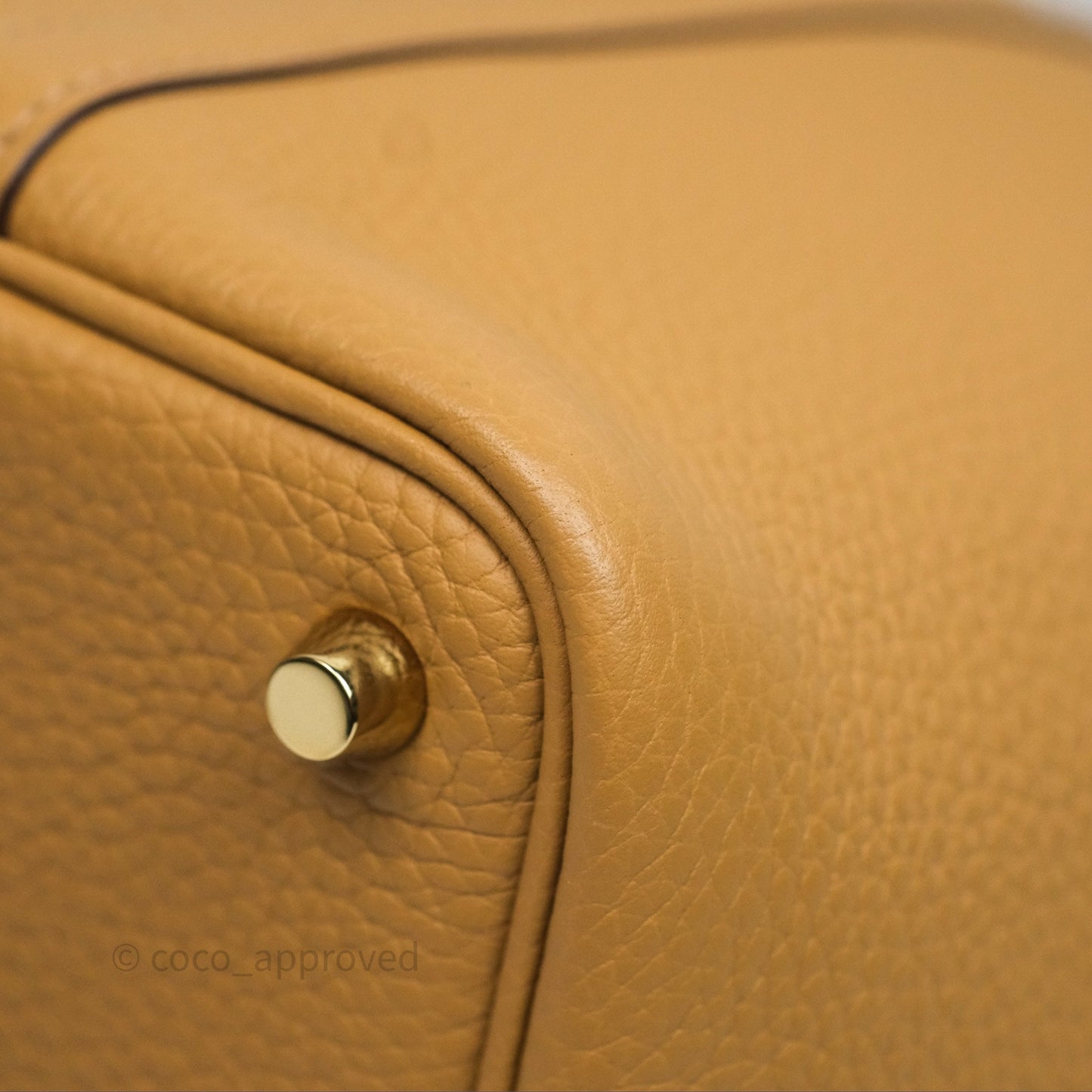 Hermès Picotin Lock 18 Biscuit 48 Clemence Gold Hardware