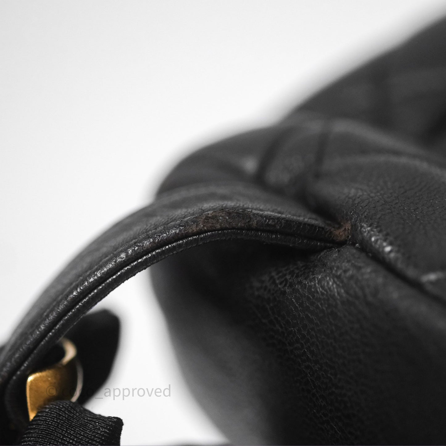 Chanel Vintage CC Duma Backpack Black Lambskin 24K Gold Hardware
