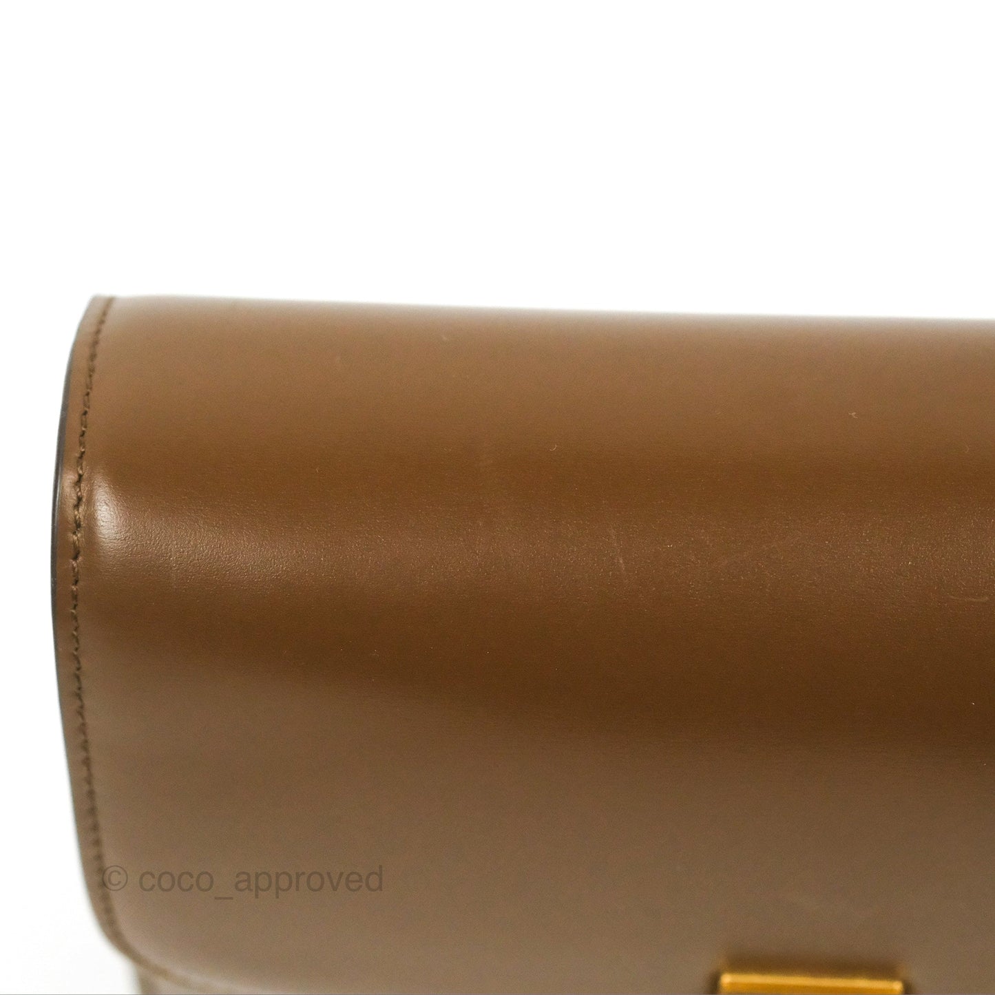 Celine Teen Classic Box Flap Caramel Box Calfskin