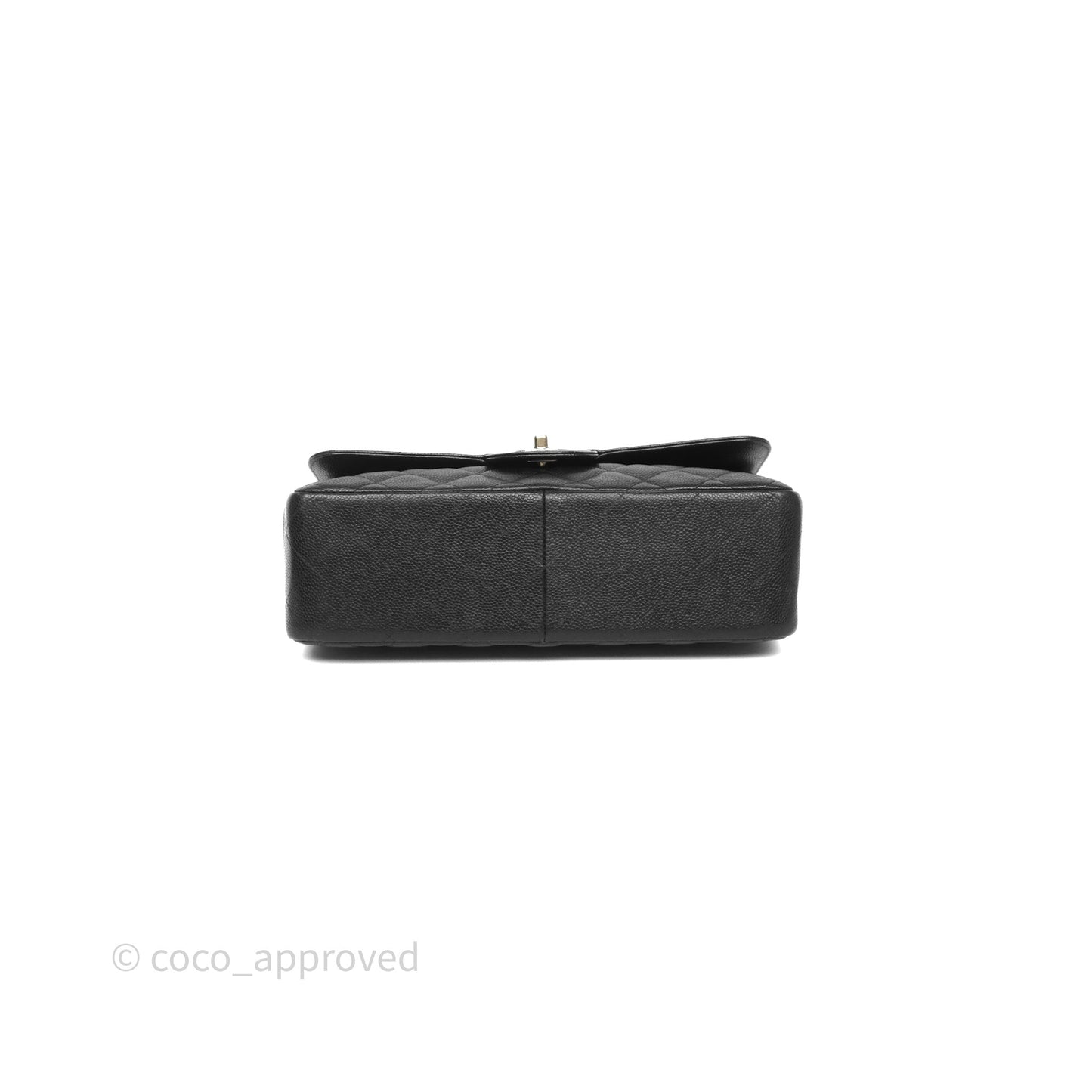 Chanel Jumbo Double Flap Black Caviar Silver Hardware⁣⁣