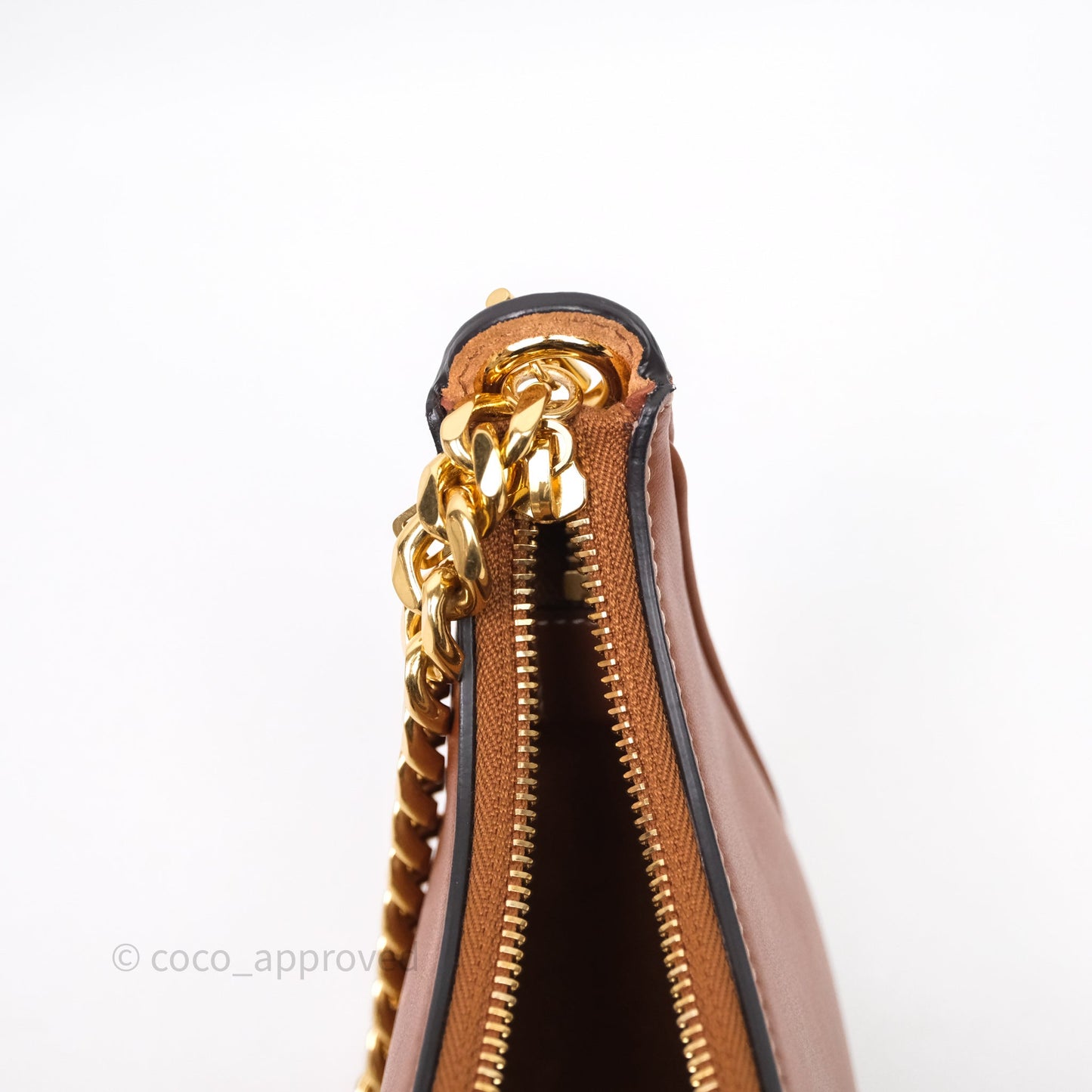 Celine Medium Ava Chain Bag Calfskin Tan