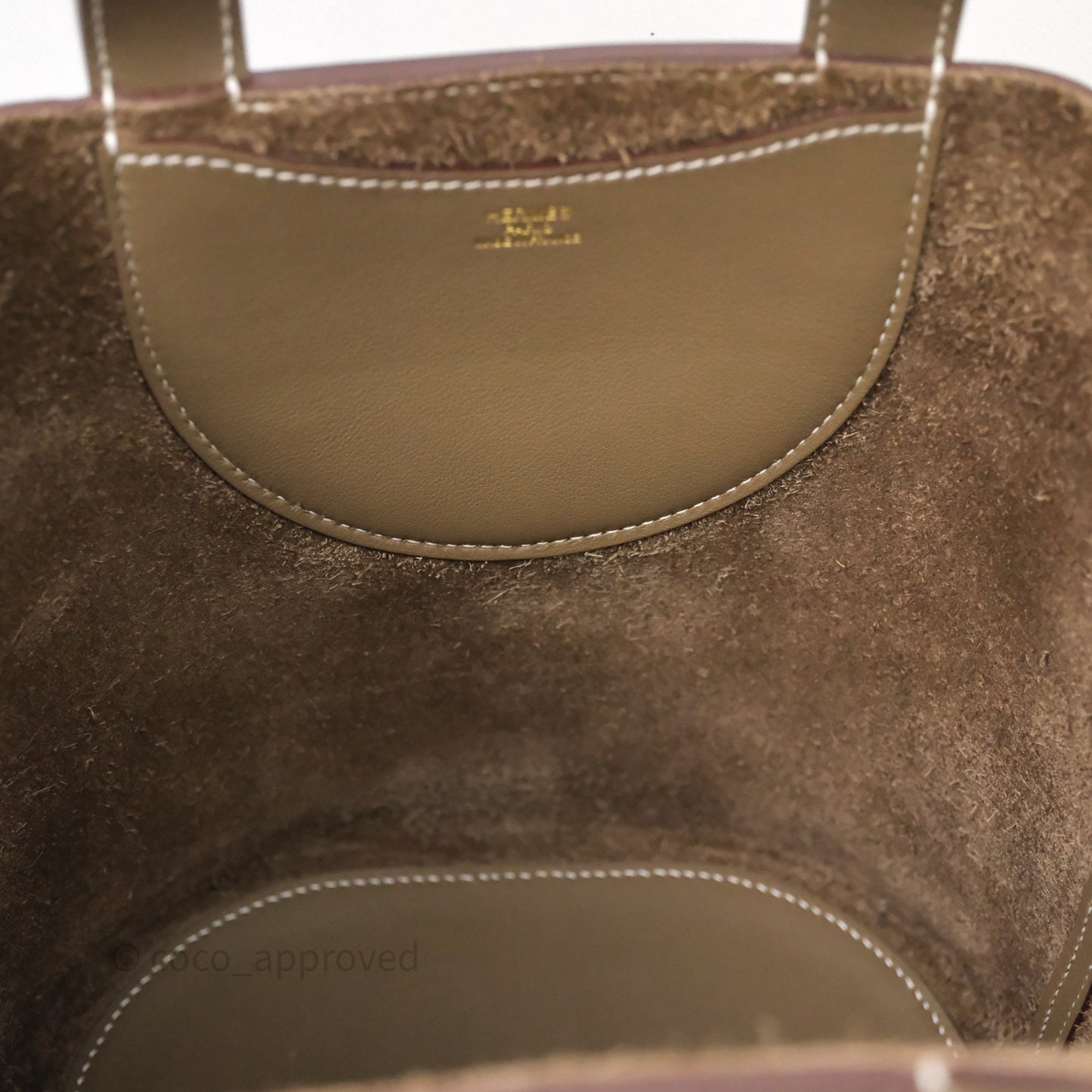Hermès In-The-Loop 18 Etoupe Taurillon Clemence Veau Swift Gold Hardware
