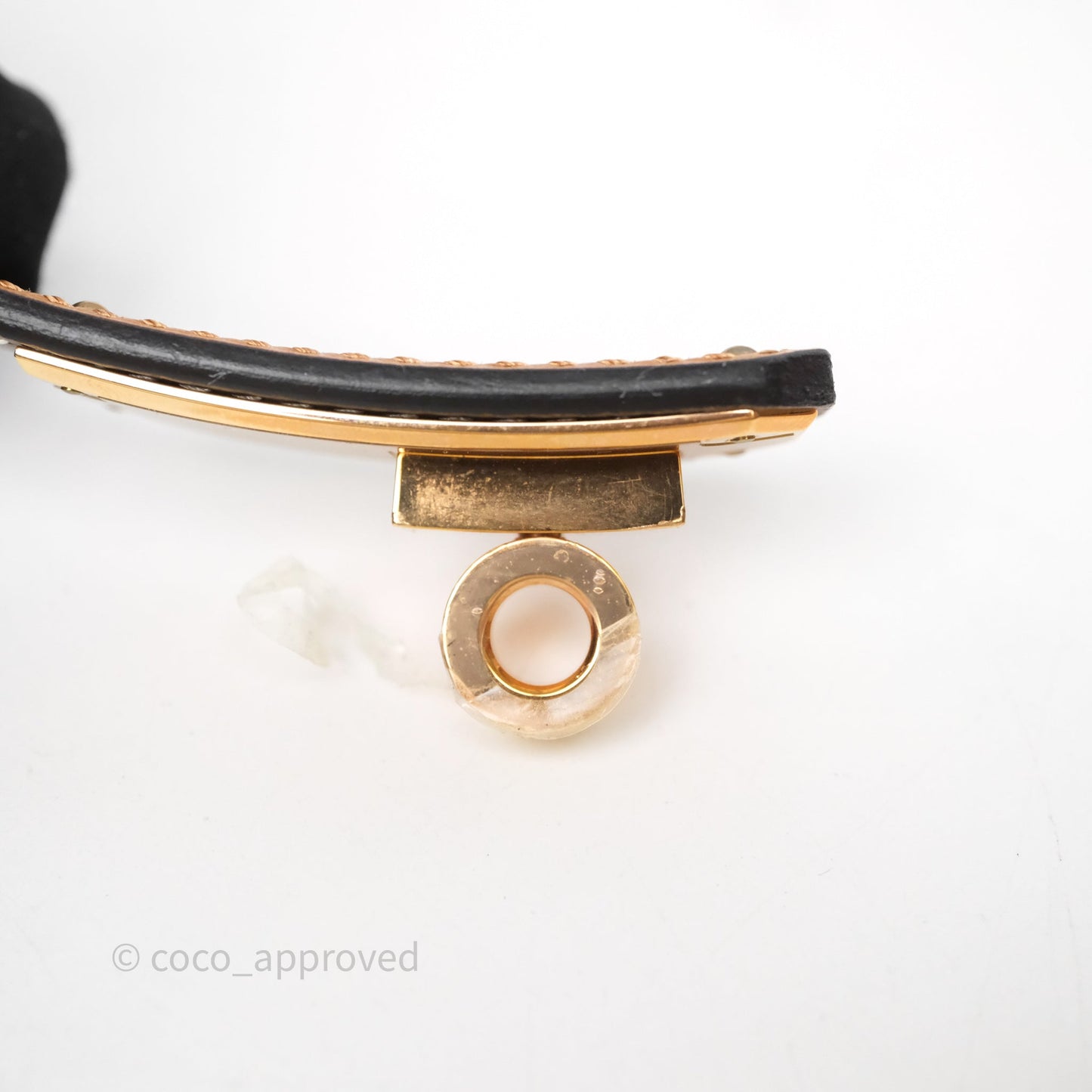 Hermès Kelly Buckle Belt Etoupe 18 Epsom Rose Gold Hardware